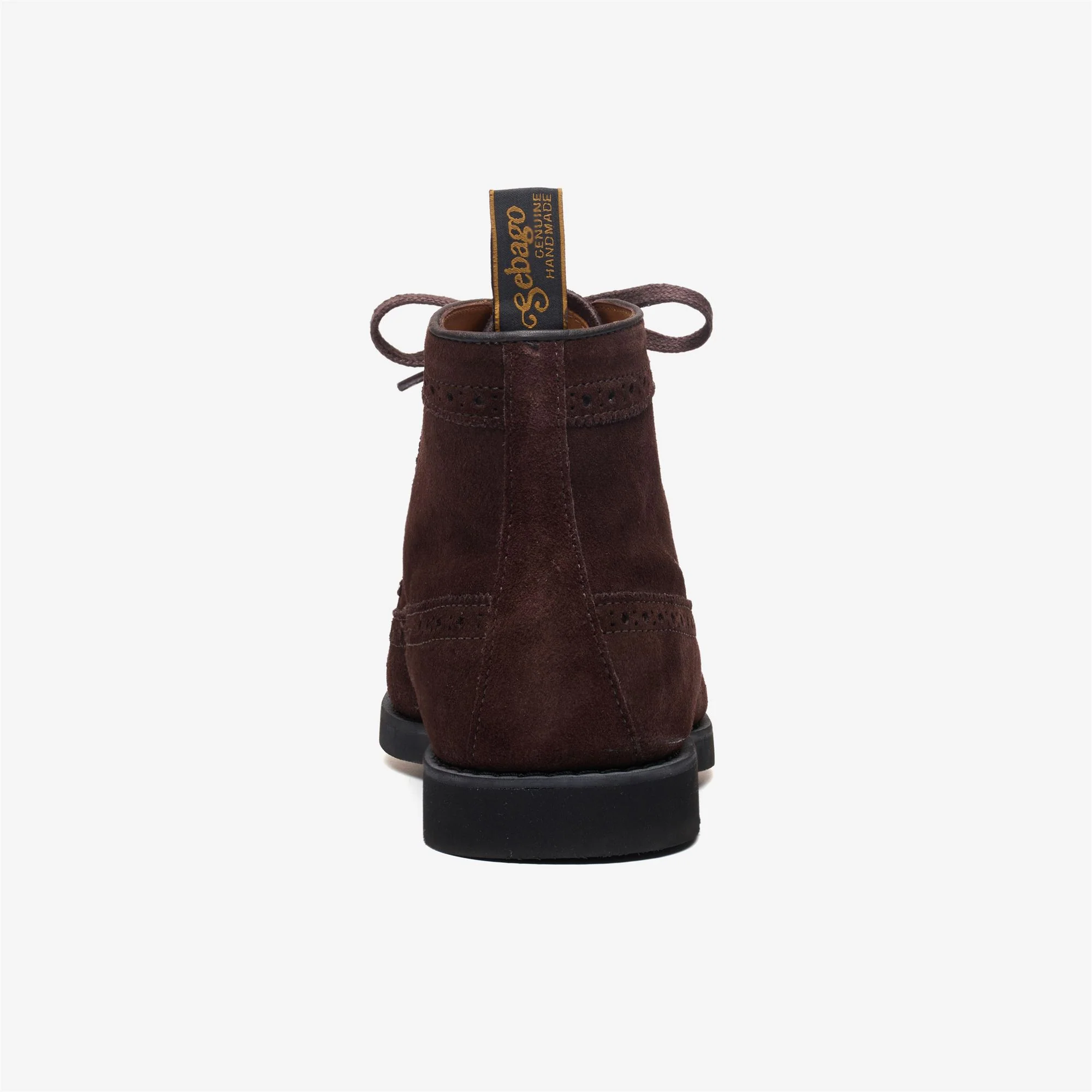 EASTON SUEDE PO - Ankle Boots - Laced - Man - DK BROWN - Image 5