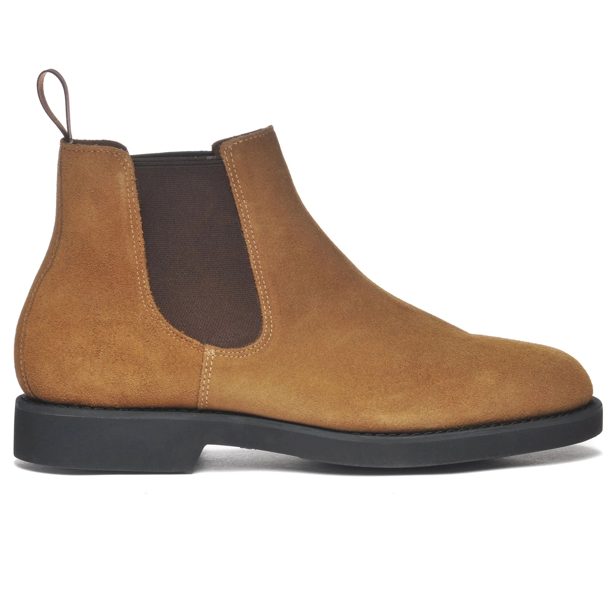 GILFORD SUEDE PO - Ankle Boots - Beatle - Man - BROWN COGNAC
