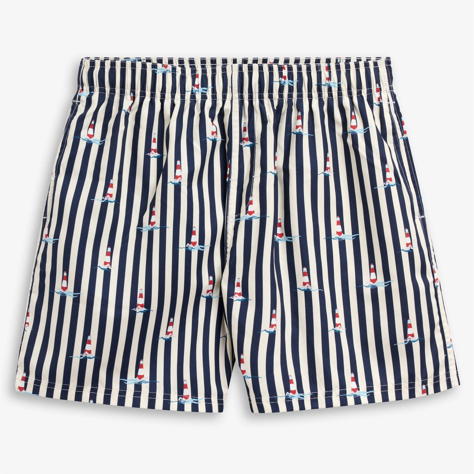 MINOT - Bathing Suits - Swimming Trunks - Man - OFF WHITE-BLUE NAVY