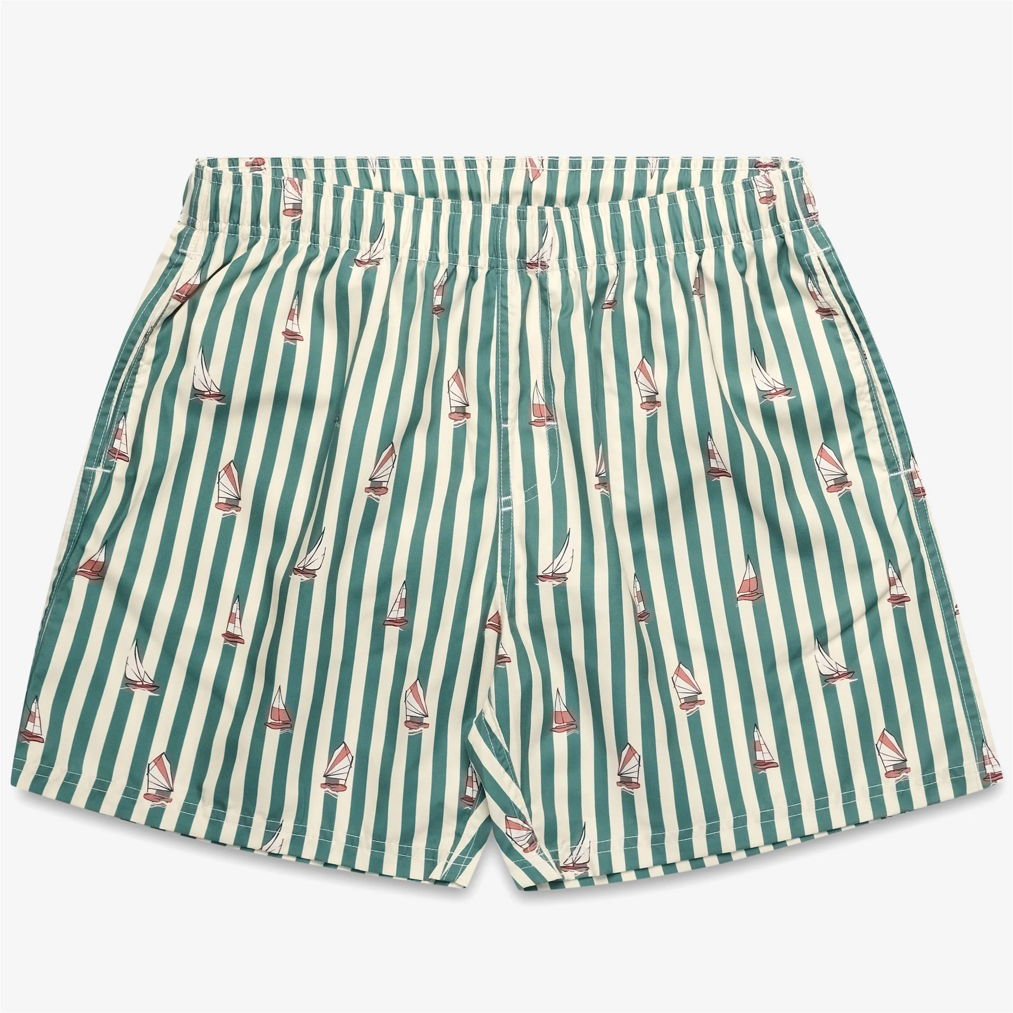 MINOT - Bathing Suits - Swimming Trunks - Man - OFF WHITE-GREEN