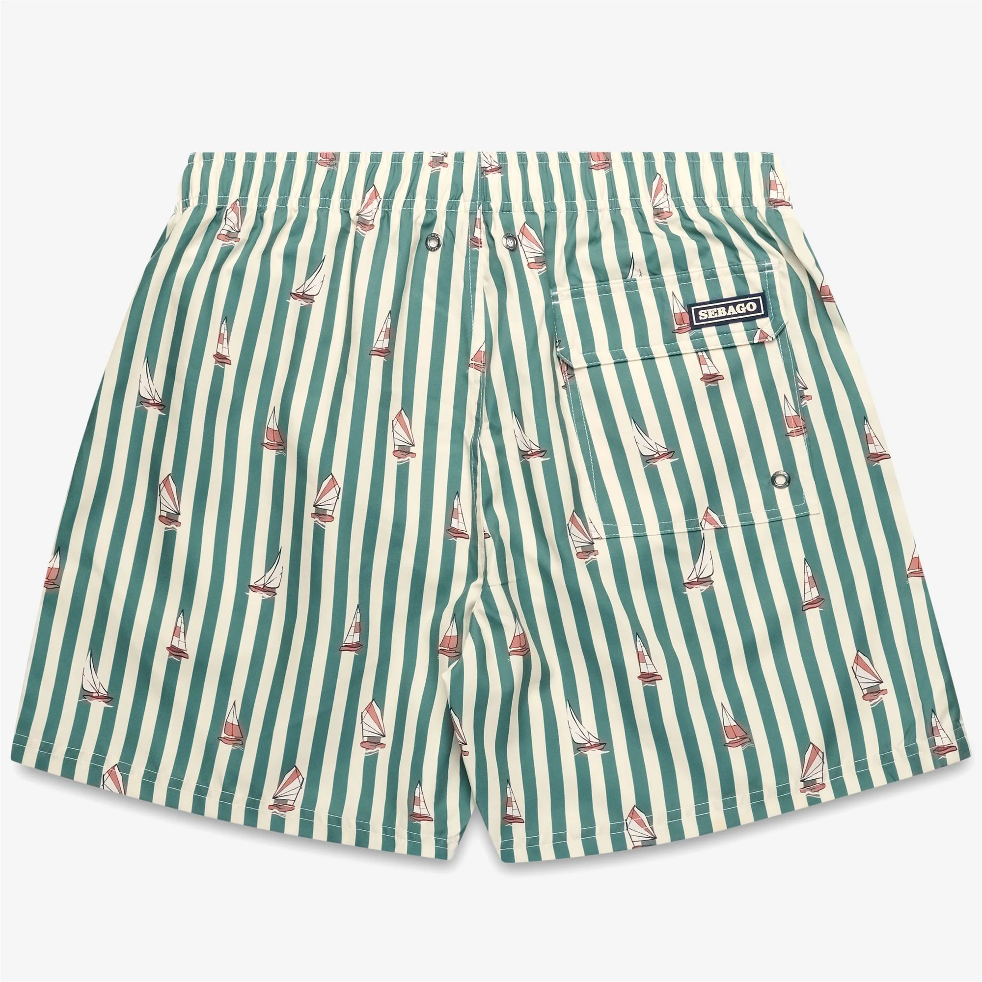 MINOT - Bathing Suits - Swimming Trunks - Man - OFF WHITE-GREEN - Image 2