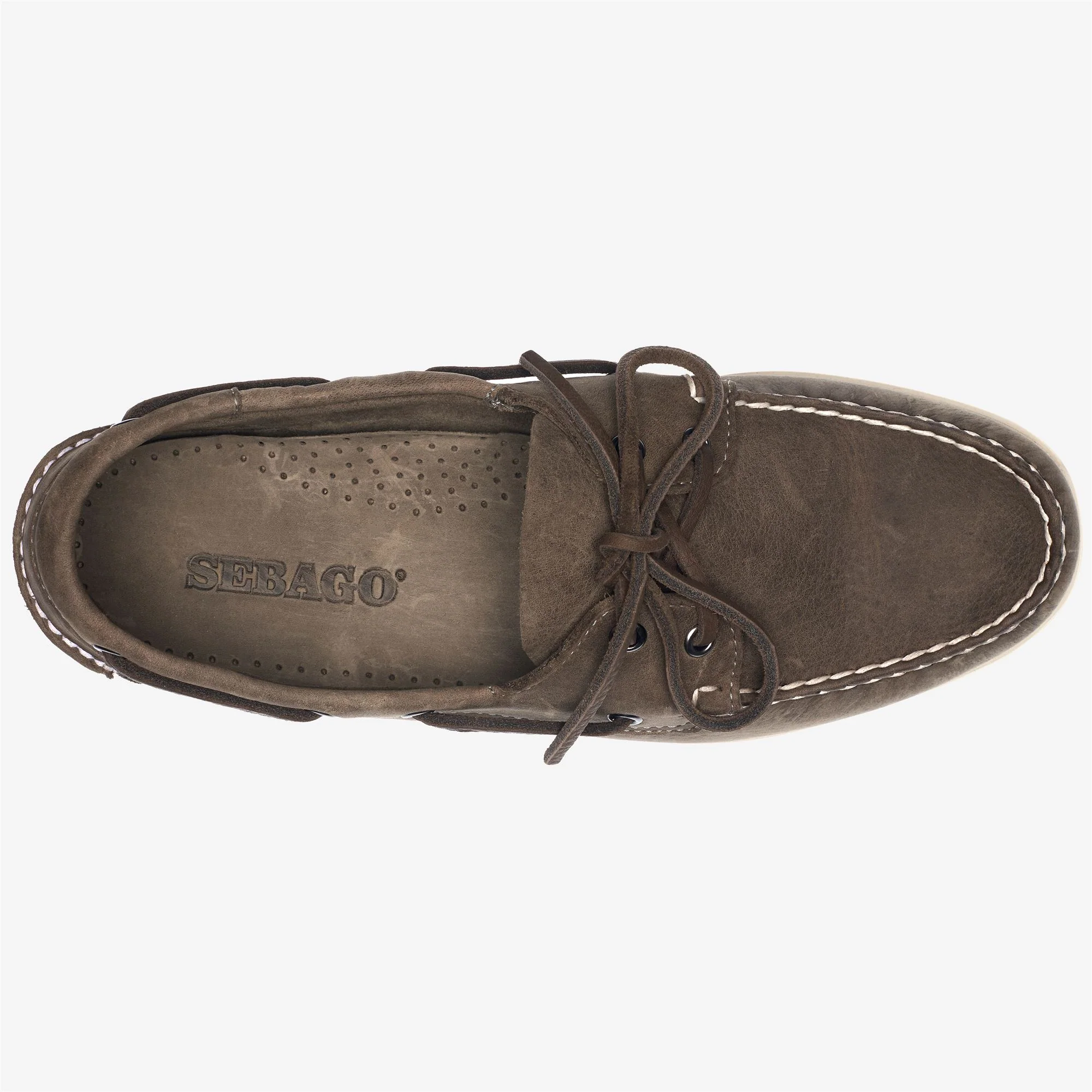 DOCKSIDES PORTLAND CRAZY H - Docksides - Mocassin - Man - DK GREY - Image 4