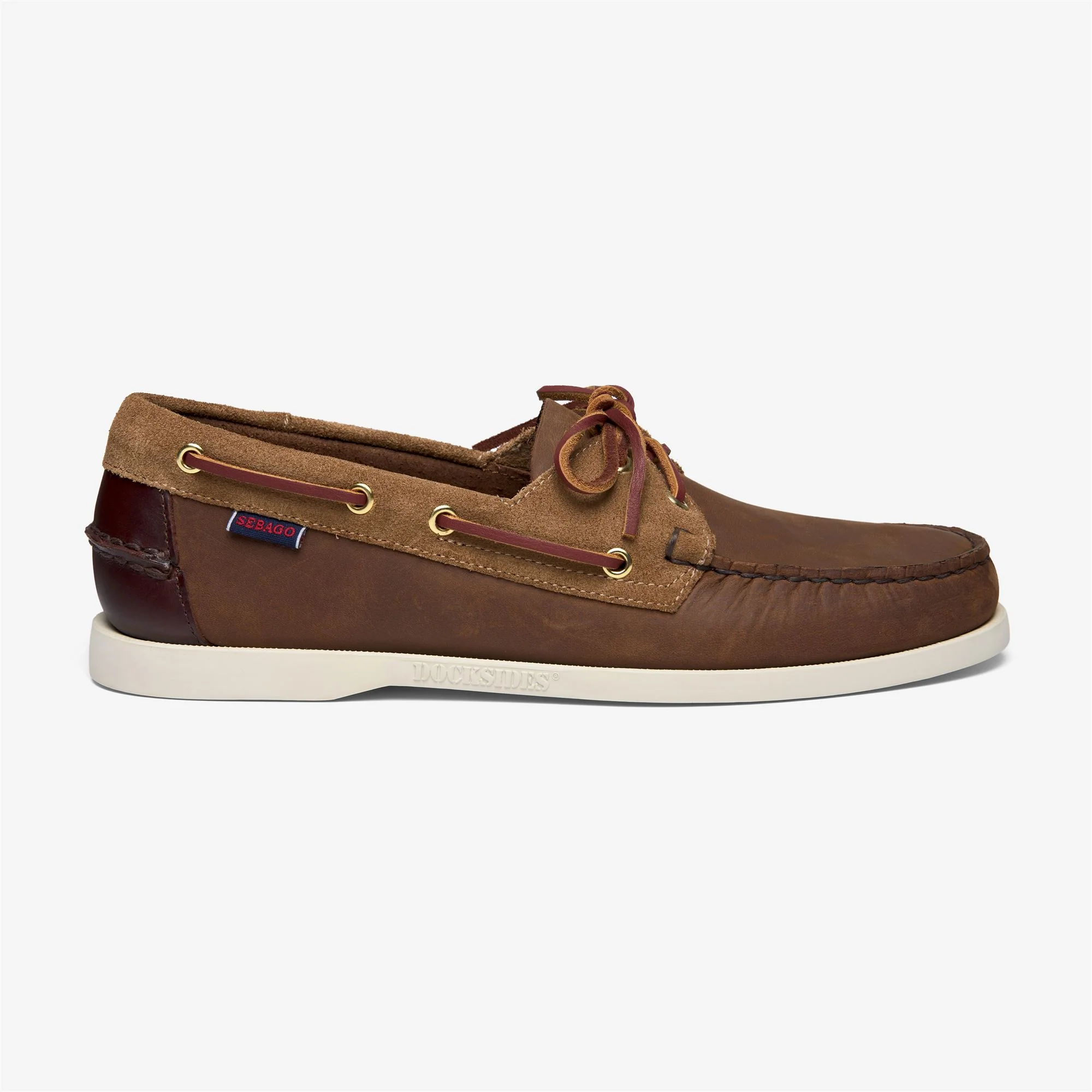 DOCKSIDES PORTLAND MIXED - Docksides - Mocassin - Man - BROWN-BROWN TAN