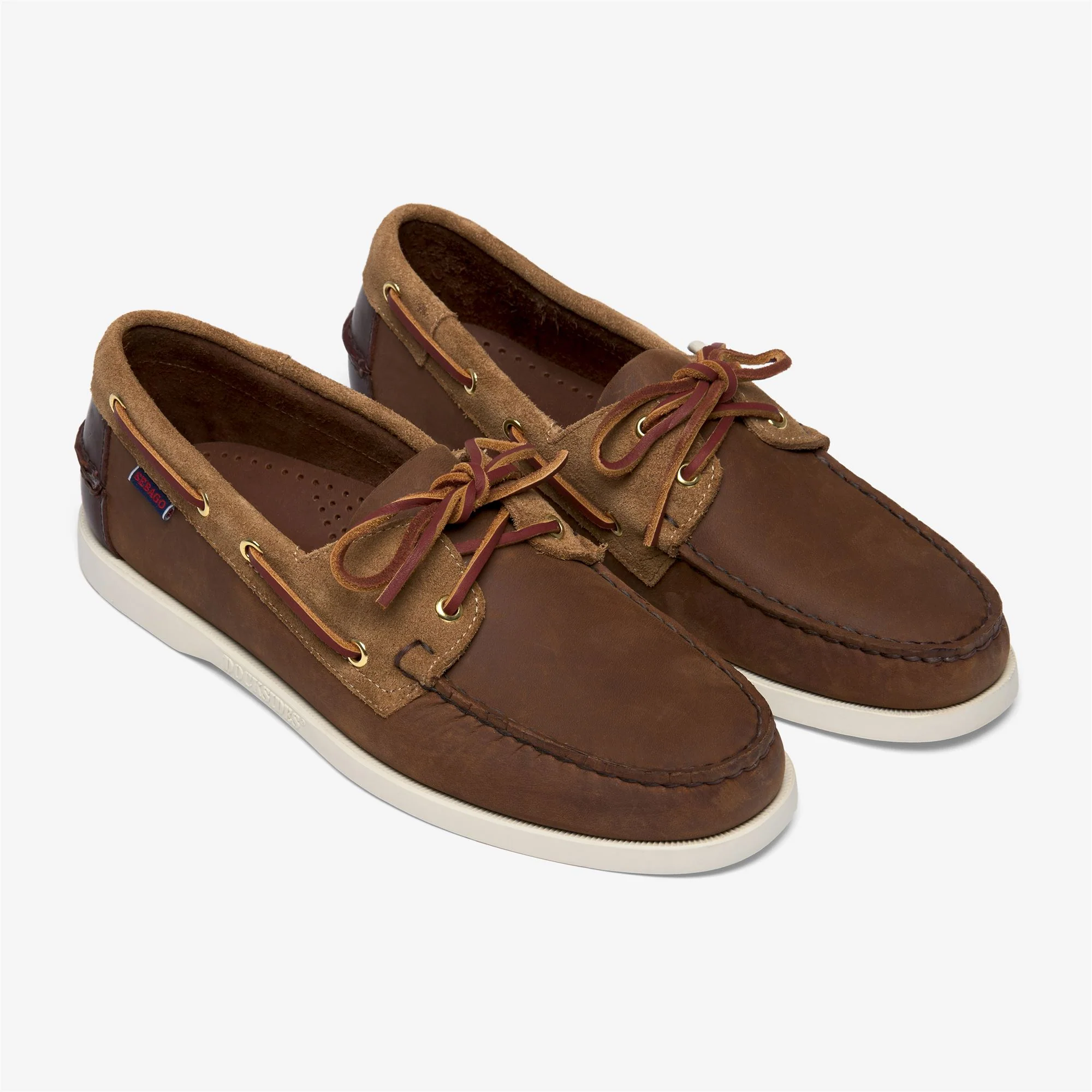 DOCKSIDES PORTLAND MIXED - Docksides - Mocassin - Man - BROWN-BROWN TAN - Image 2