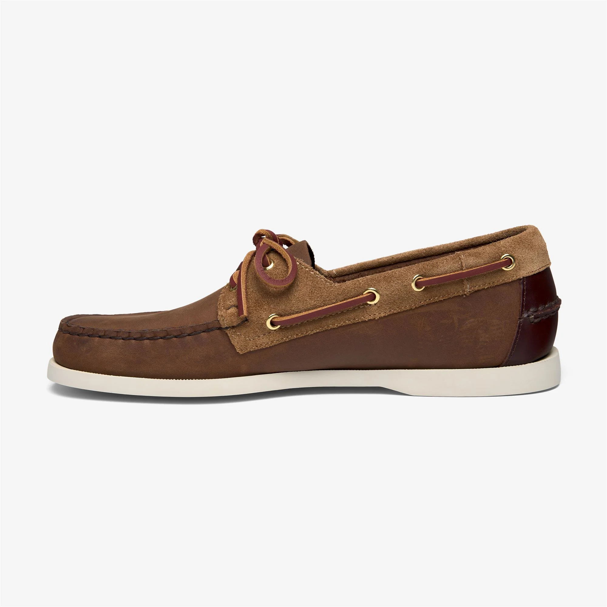 DOCKSIDES PORTLAND MIXED - Docksides - Mocassin - Man - BROWN-BROWN TAN - Image 3