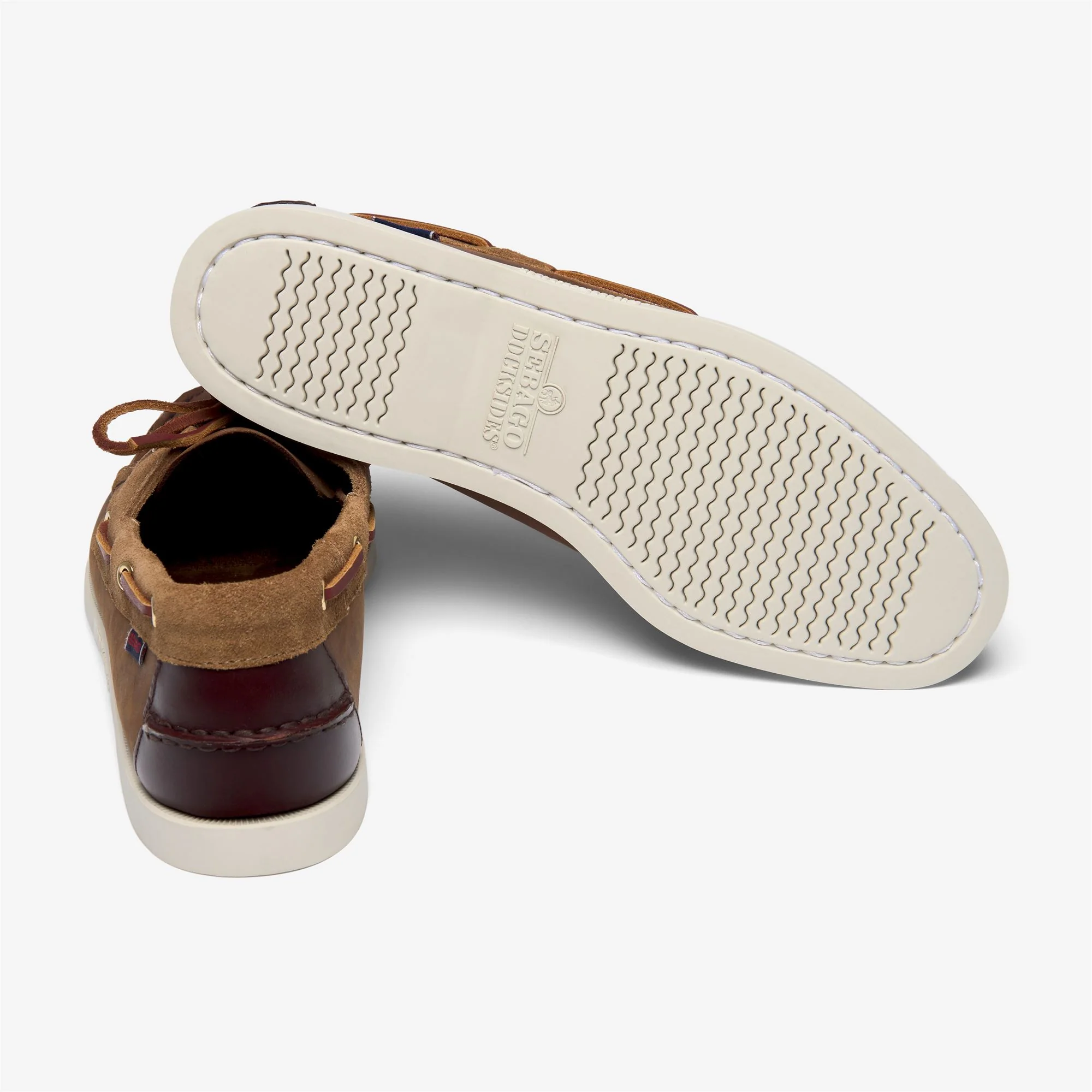 DOCKSIDES PORTLAND MIXED - Docksides - Mocassin - Man - BROWN-BROWN TAN - Image 4
