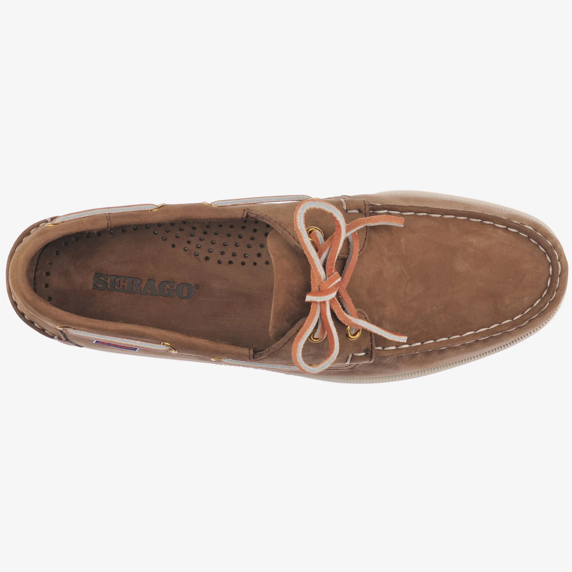 DOCKSIDES PORTLAND NUBUCK - Docksides - Mocassin - Man - BROWN DK-YELLOW GOLD - Image 4