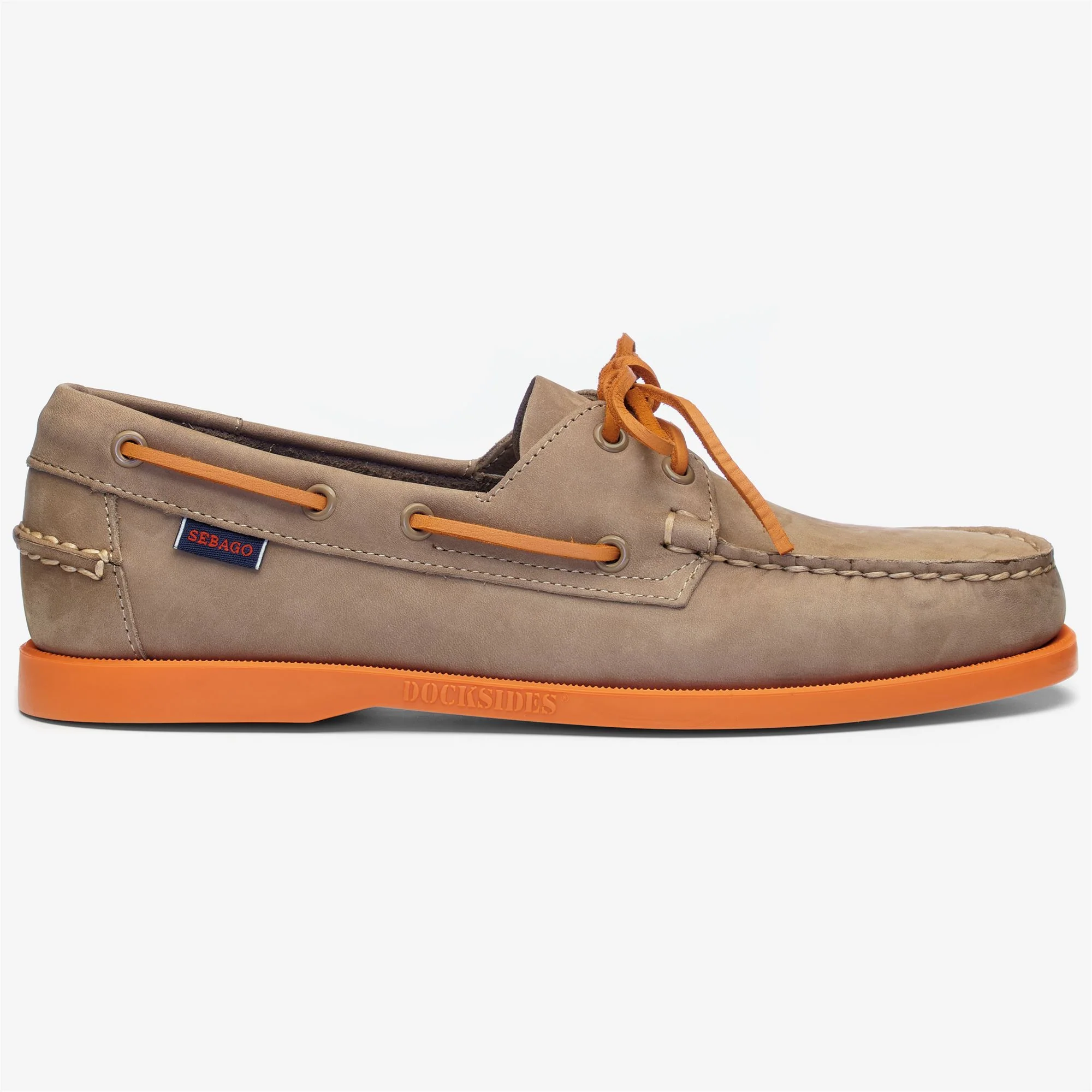 DOCKSIDES PORTLAND NUBUCK - Docksides - Mocassin - Man - BROWN TAUPE-ORANGE