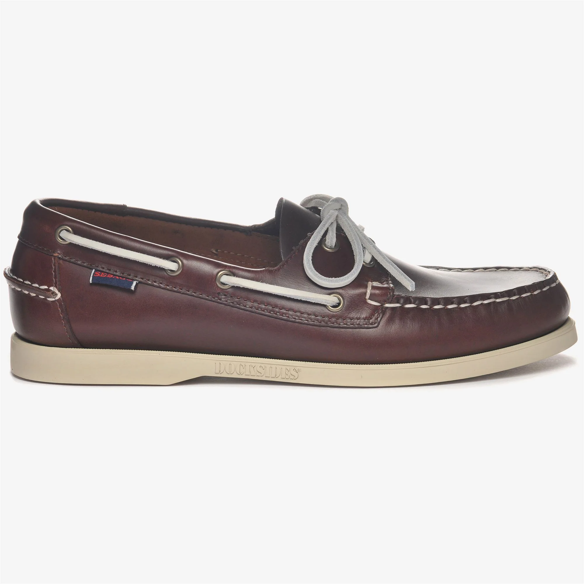 DOCKSIDES PORTLAND WAXED - Docksides - Mocassin - Man - BROWN-WHITE