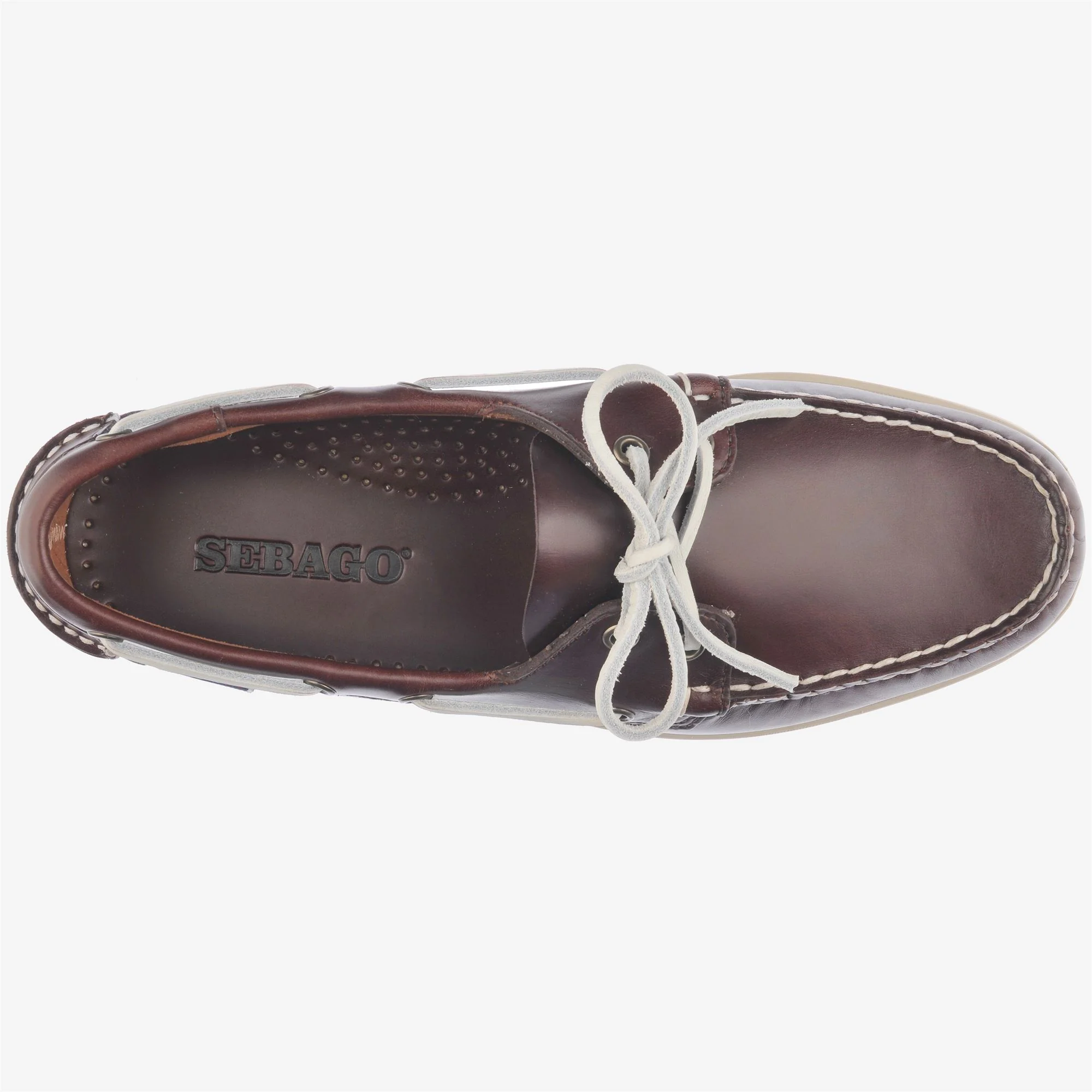 DOCKSIDES PORTLAND WAXED - Docksides - Mocassin - Man - BROWN-WHITE - Image 3
