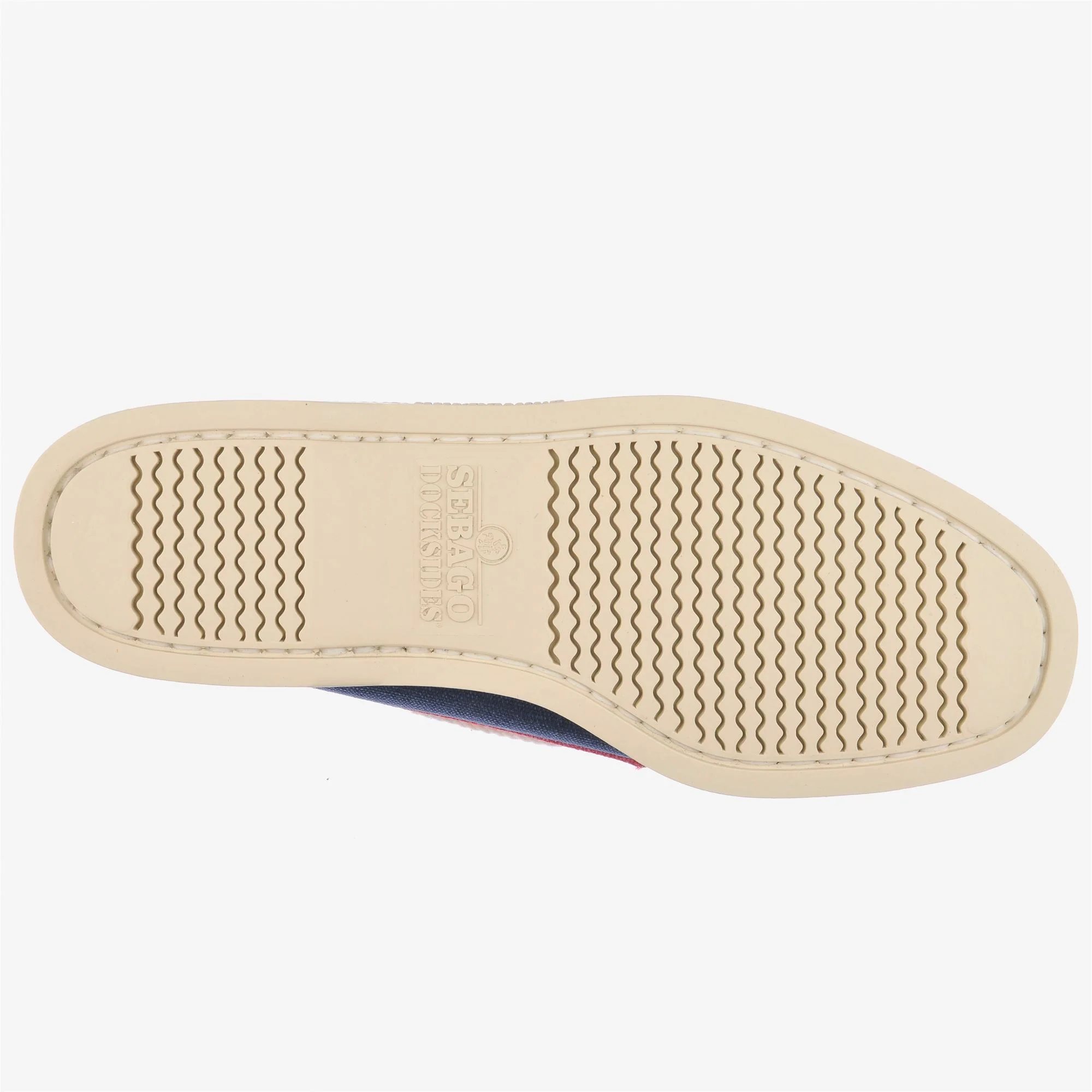 PORTLAND CANVAS SPINNAKER - Docksides - Mocassin - Man - NAVY-RED-WHITE - Image 2