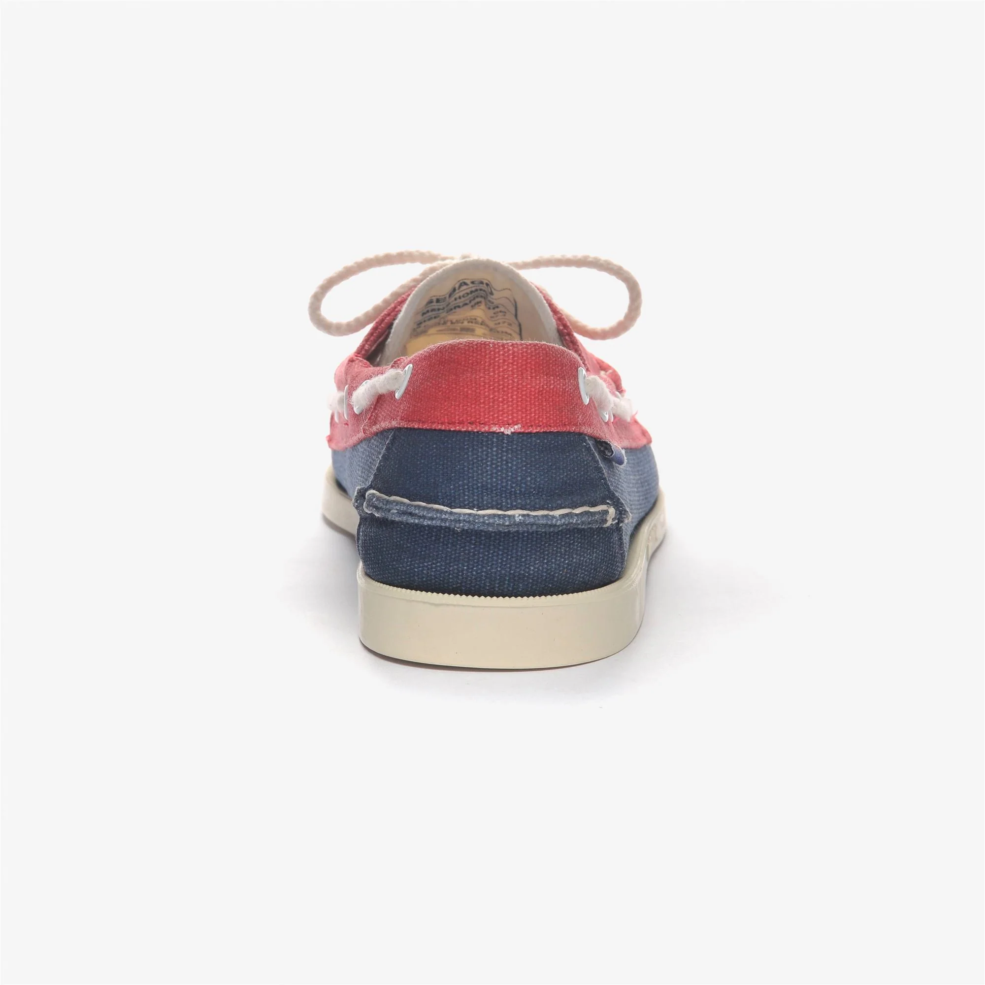 PORTLAND CANVAS SPINNAKER - Docksides - Mocassin - Man - NAVY-RED-WHITE - Image 5