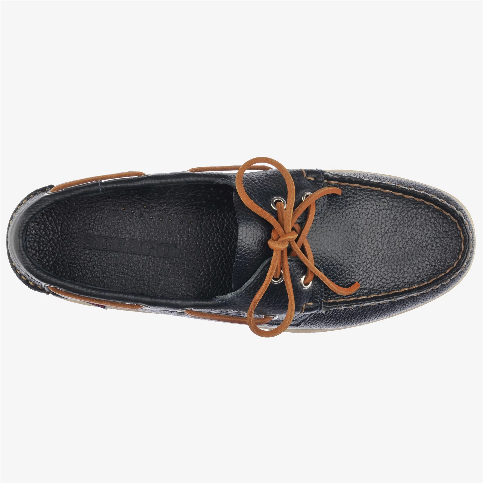 PORTLAND MARTELLATO - Docksides - Mocassin - Man - BLUE NAVY - Image 4
