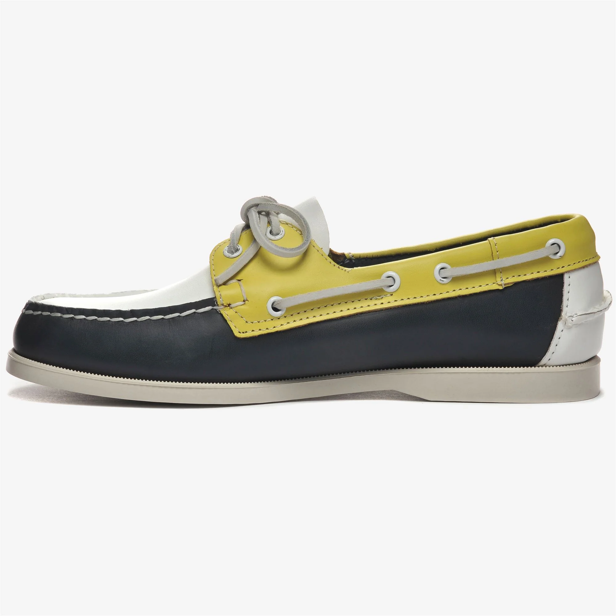 PORTLAND SPINNAKER - Docksides - Mocassin - Man - NAVY-YELLOW-WHITE - Image 3