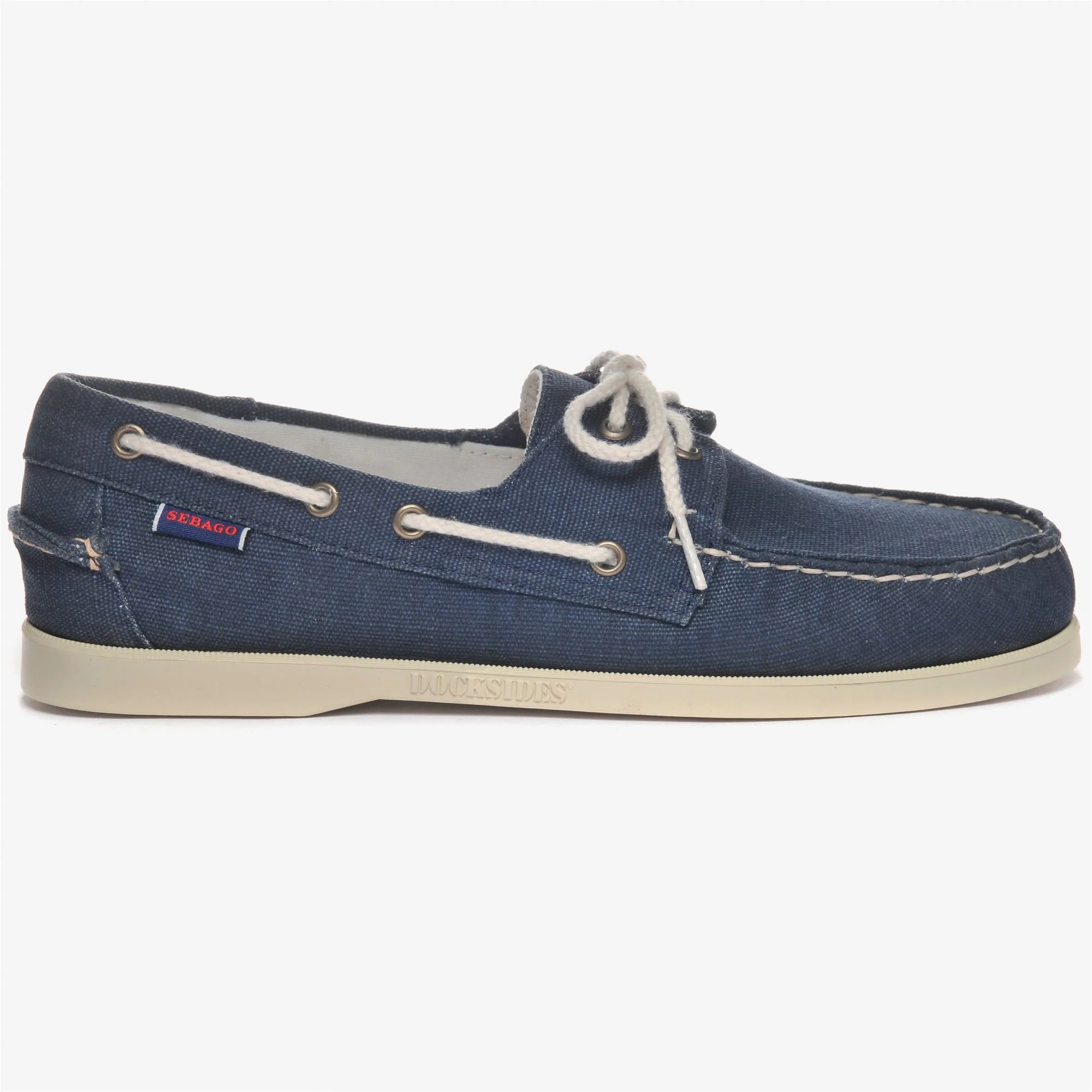 PORTLAND WASHED CANVAS - Docksides - Mocassin - Man - BLUE NAVY