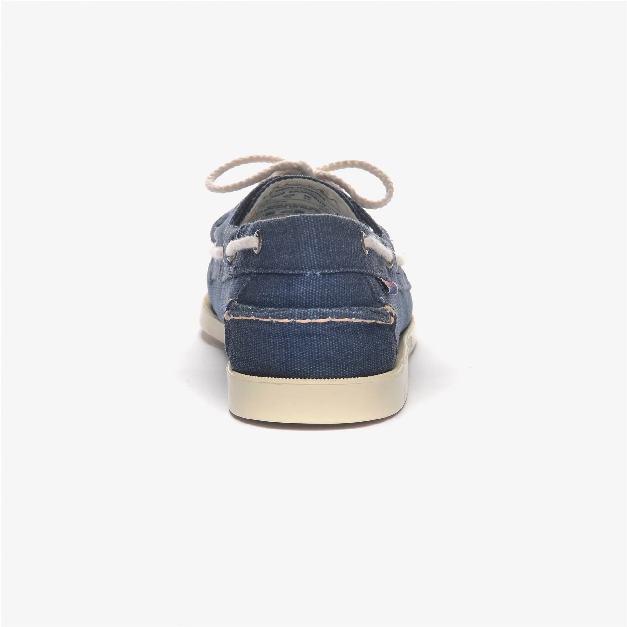 PORTLAND WASHED CANVAS - Docksides - Mocassin - Man - BLUE NAVY - Image 5