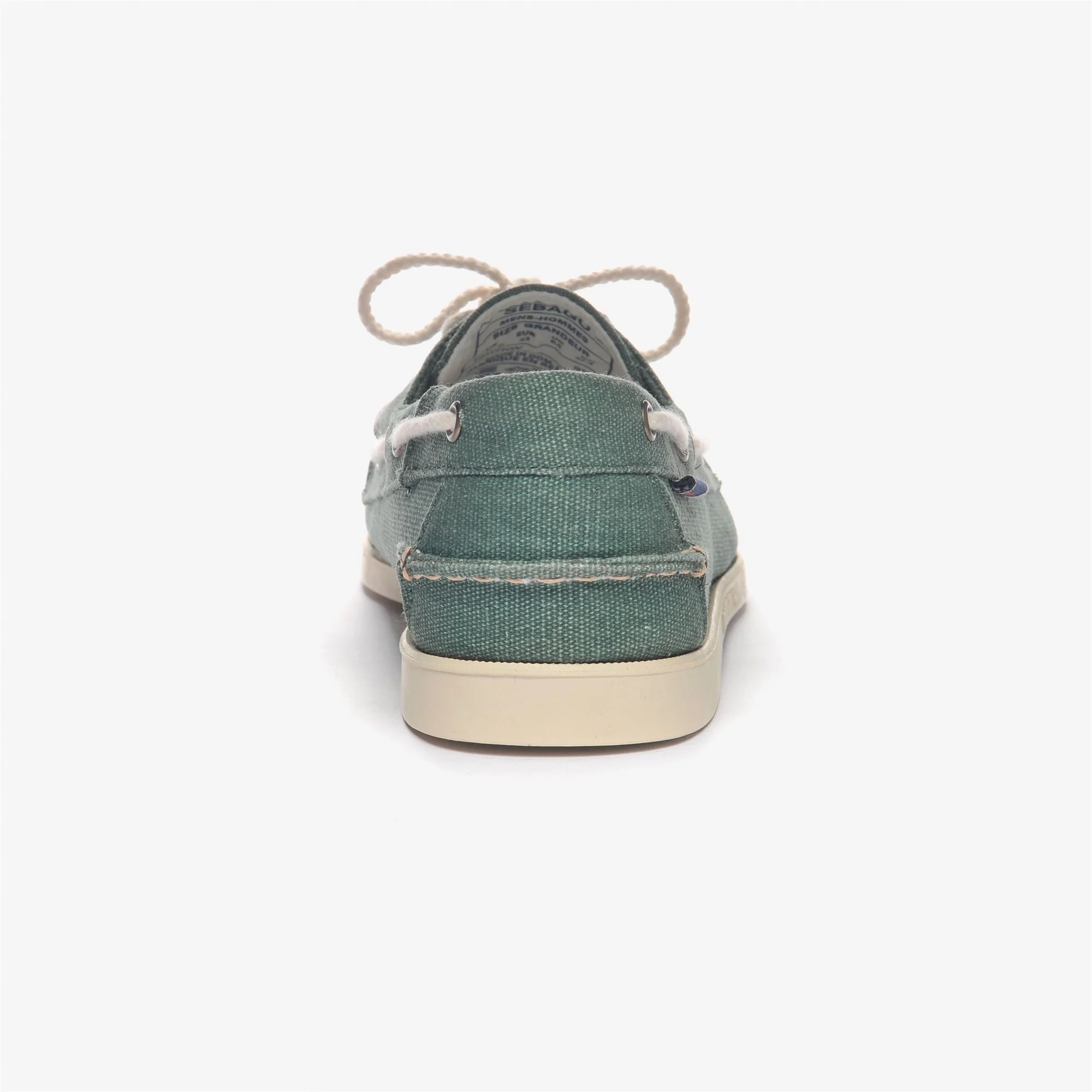 PORTLAND WASHED CANVAS - Docksides - Mocassin - Man - GREEN MILITARY - Image 5