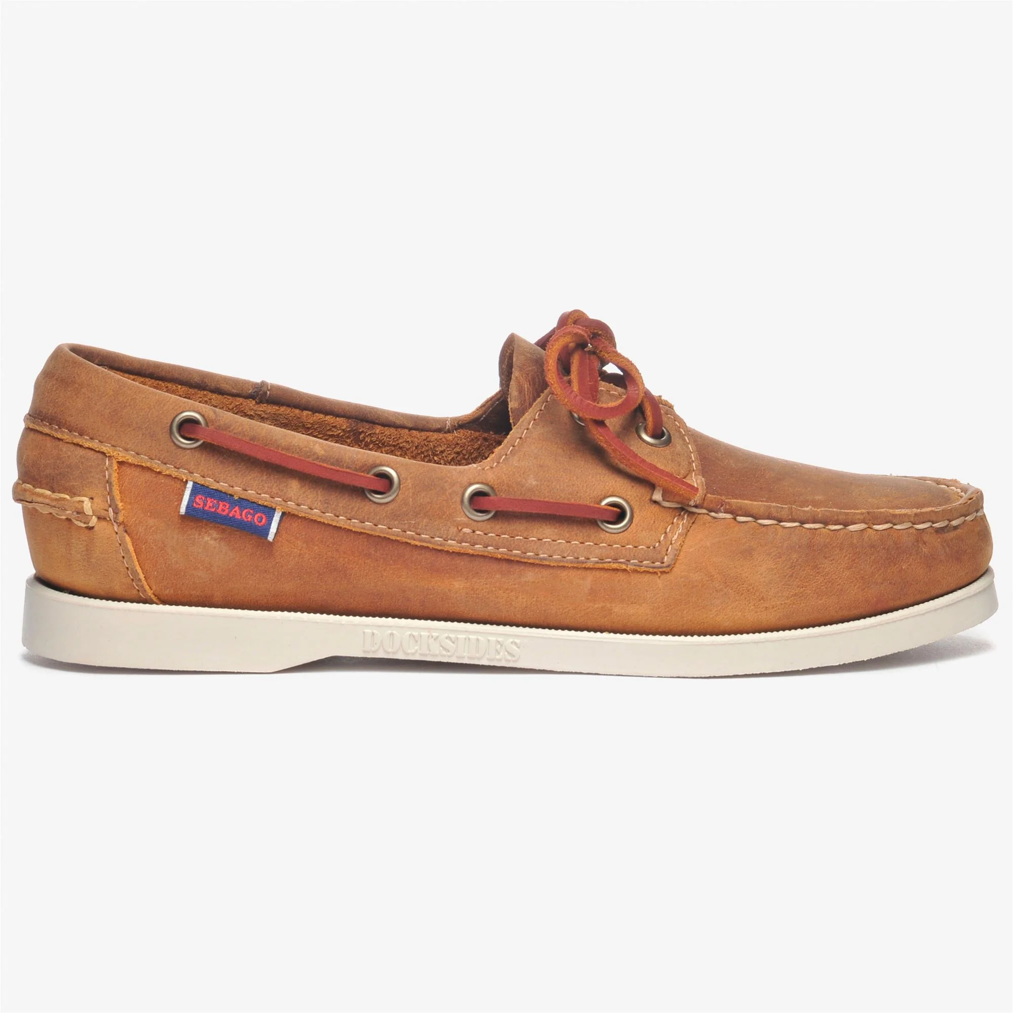 DOCKSIDES PORTLAND CRAZY H WOMAN - Docksides - Mocassin - Woman - BROWN TAN