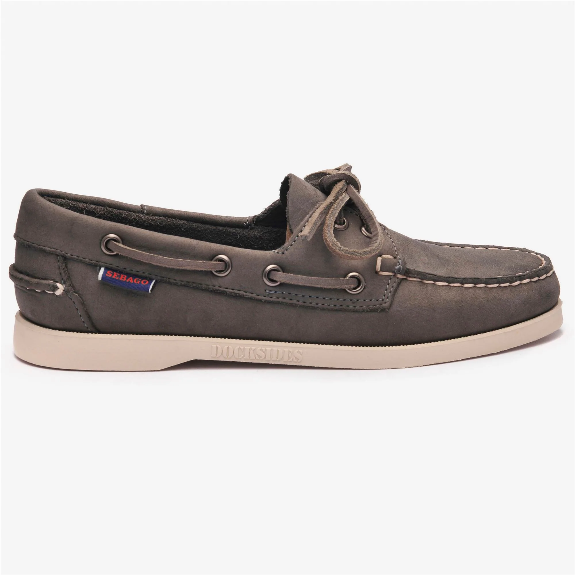 DOCKSIDES PORTLAND CRAZY H WOMAN - Docksides - Mocassin - Woman - DK GREY