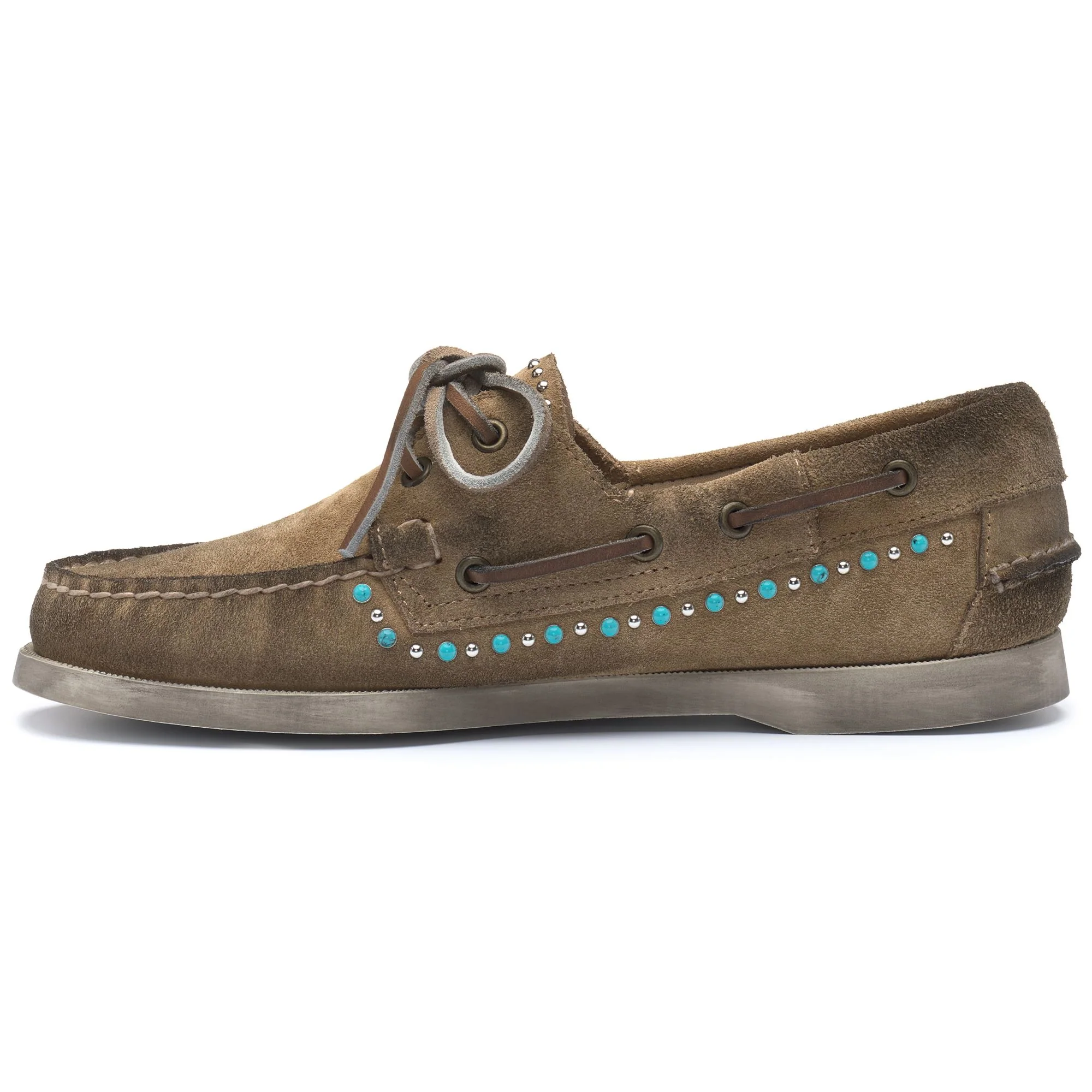 PORTLAND FLESH OUT HTC STUDS WOMAN - Docksides - Mocassin - Woman - BEIGE-SILVER - Image 3