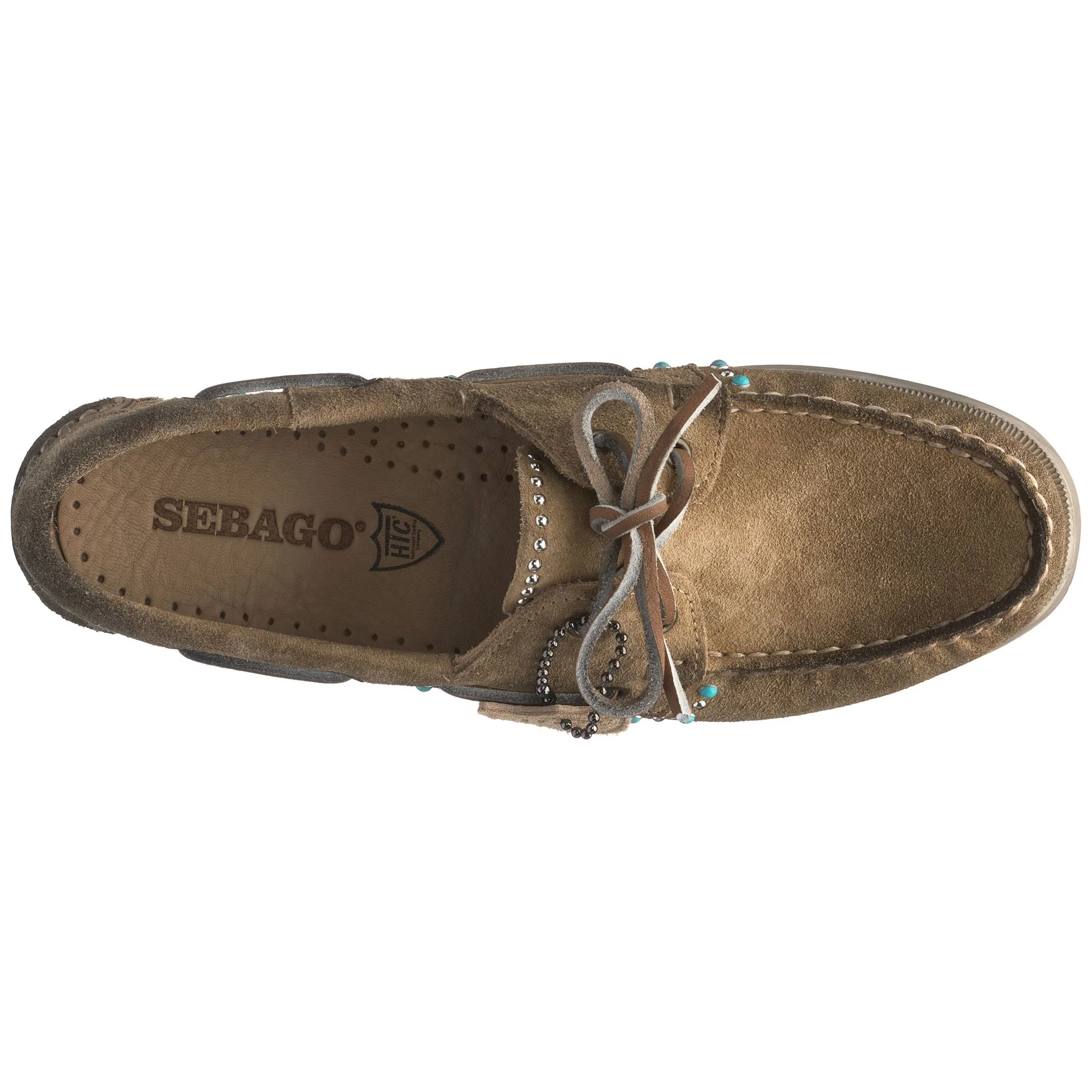 PORTLAND FLESH OUT HTC STUDS WOMAN - Docksides - Mocassin - Woman - BEIGE-SILVER - Image 4