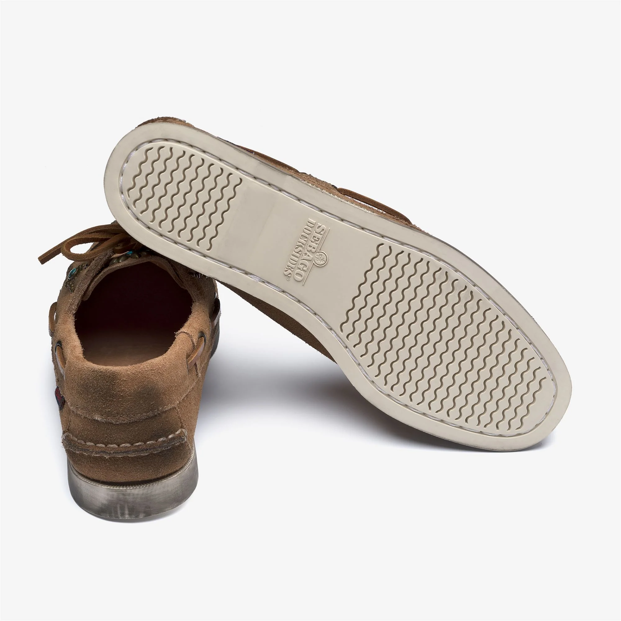PORTLAND FLESH OUT HTC STUDS WOMAN - Docksides - Mocassin - Woman - BROWN COGNAC-ANTIQUE BRASS - Image 4