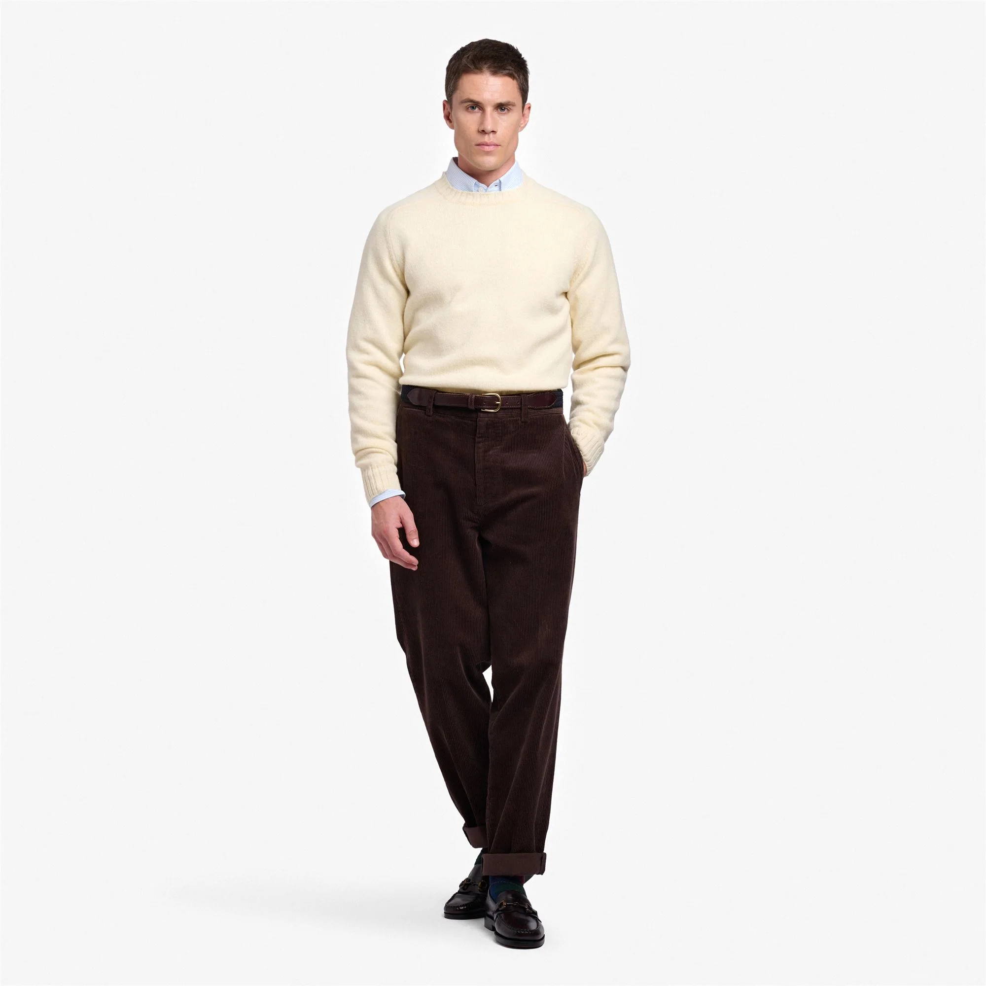 RENDON CORDUROY - Dresses - CHINO - Man - BROWN MORO - Image 3