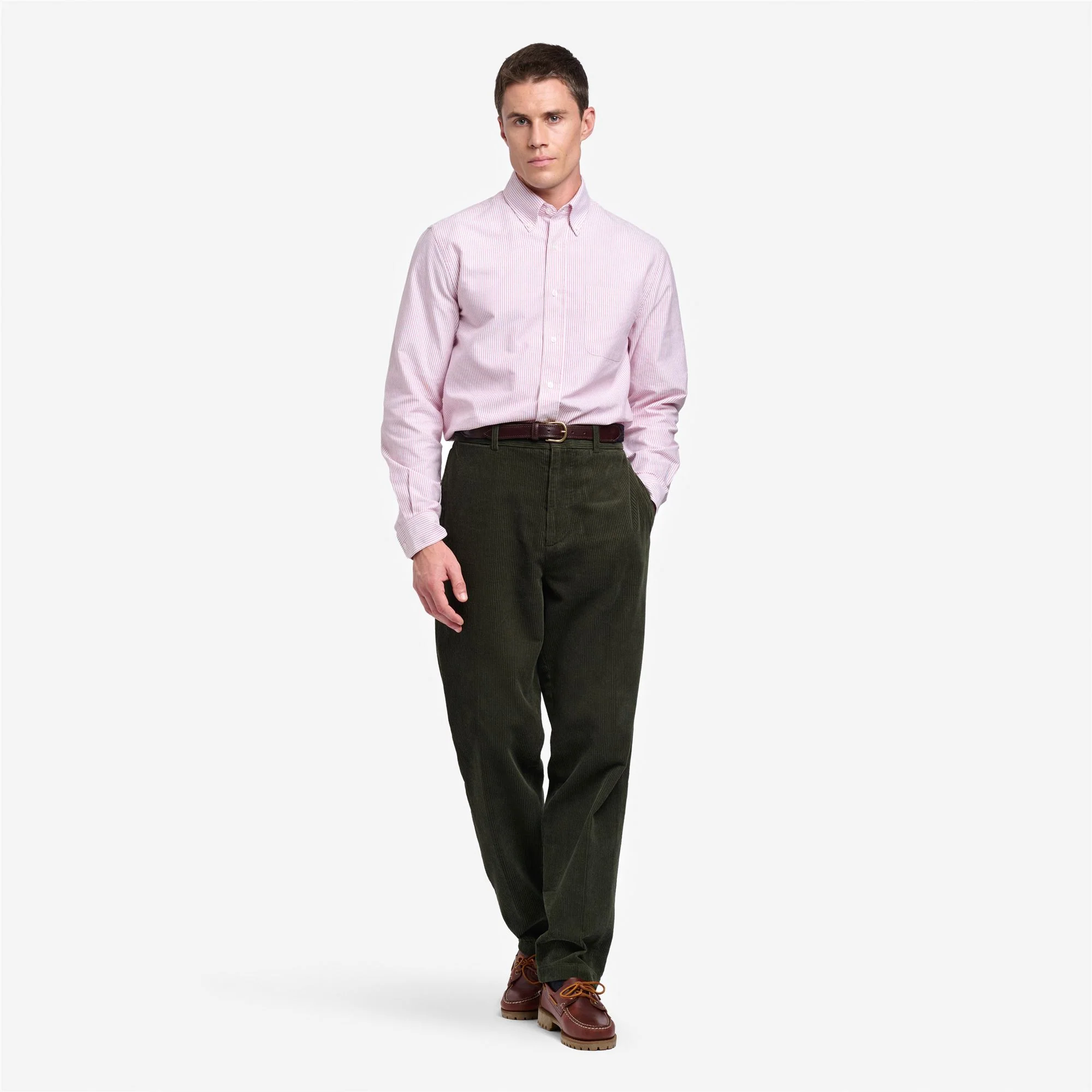 RENDON CORDUROY - Dresses - CHINO - Man - GREEN BLACK FOREST - Image 3