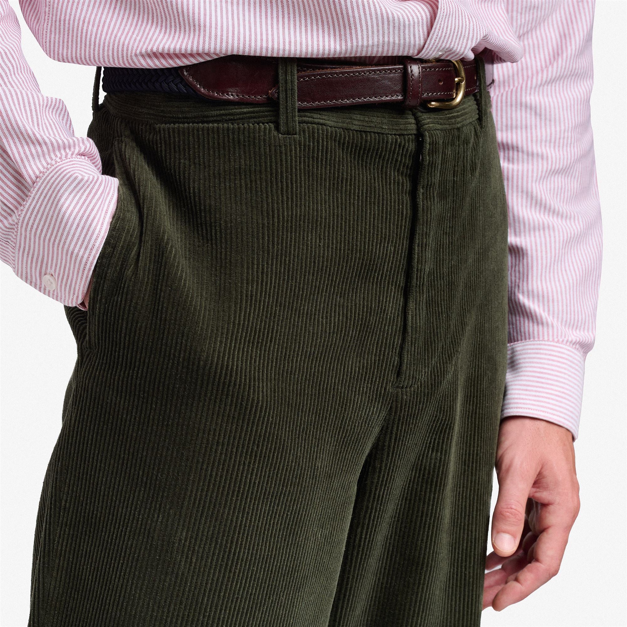 RENDON CORDUROY - Dresses - CHINO - Man - GREEN BLACK FOREST - Image 5