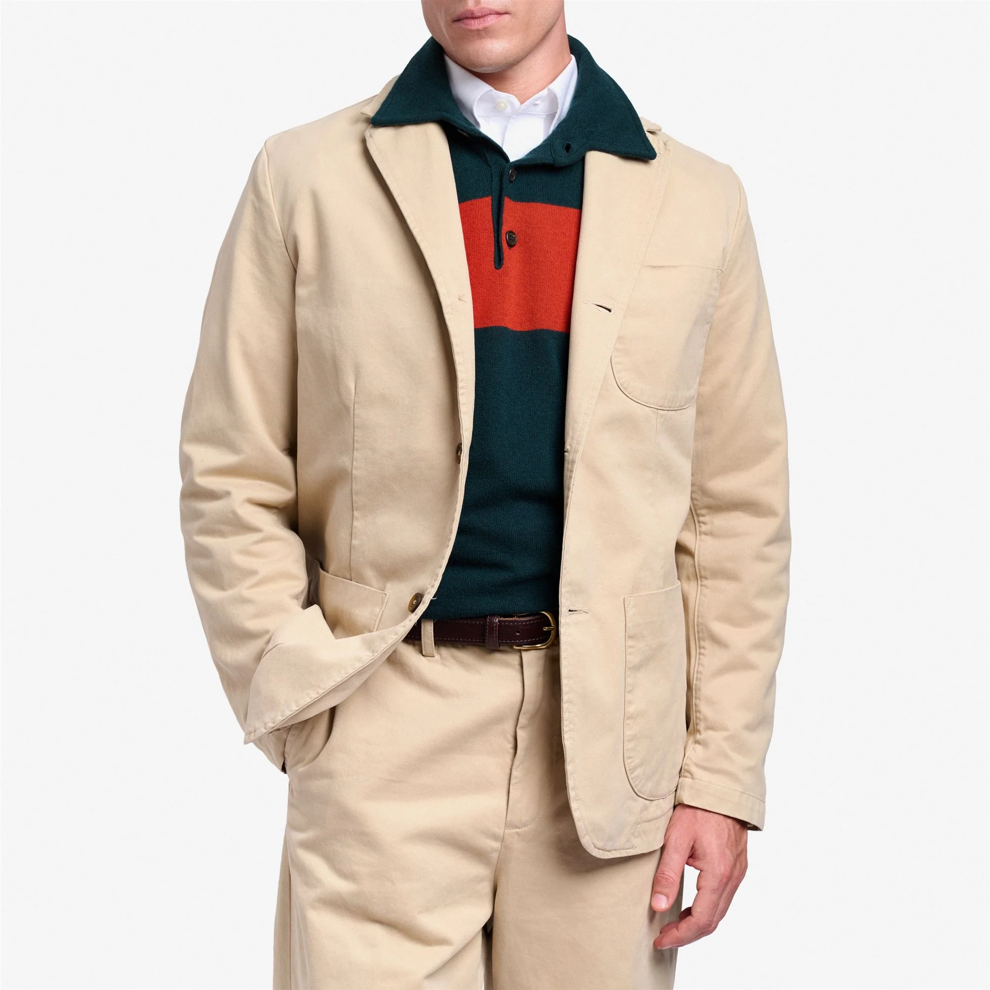 NASHVILLE TWILL - Dresses - Blazer - Unisex - BEIGE SAFARI - Image 4