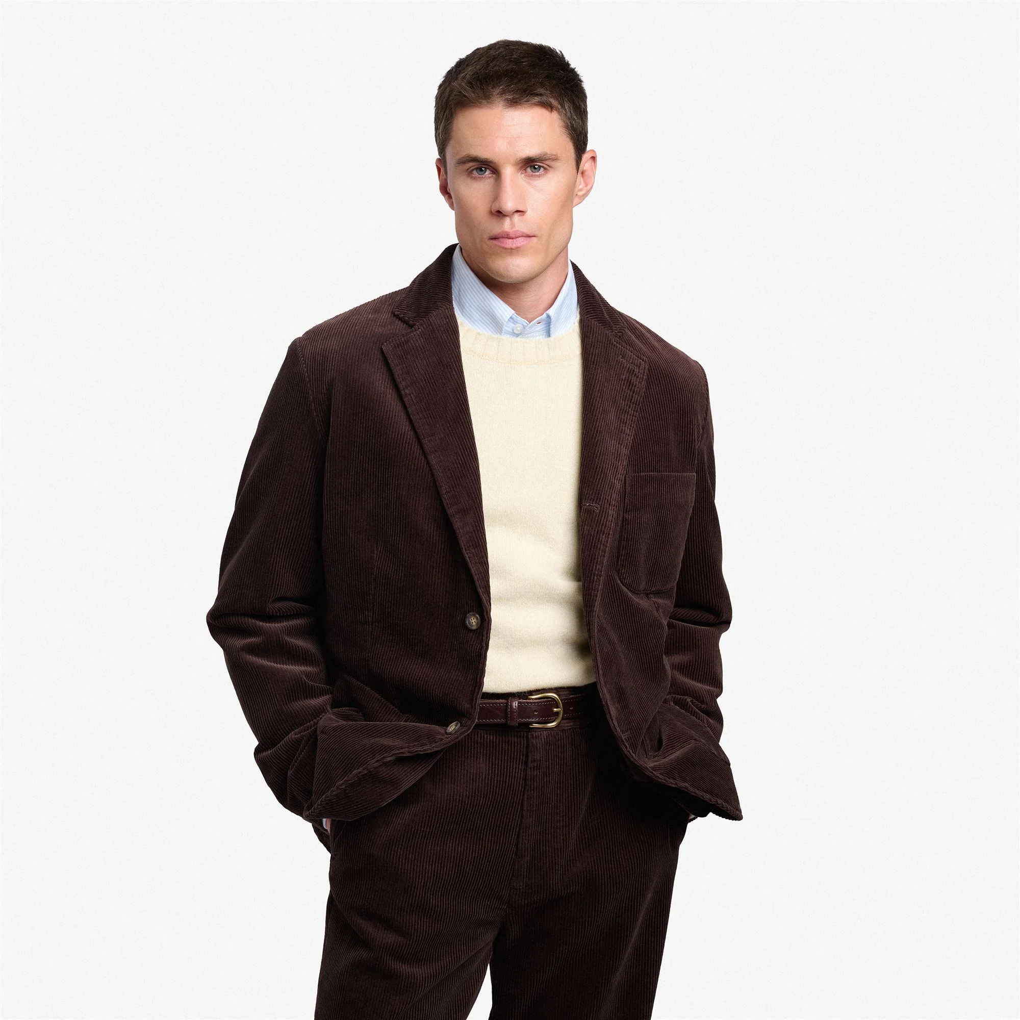 NEDDICK CORDUROY - Dresses - Blazer - Unisex - BROWN MORO - Image 3