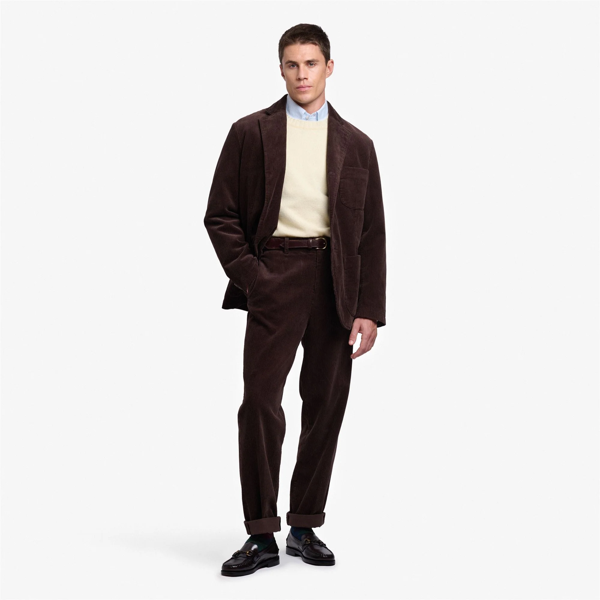 NEDDICK CORDUROY - Dresses - Blazer - Unisex - BROWN MORO - Image 4