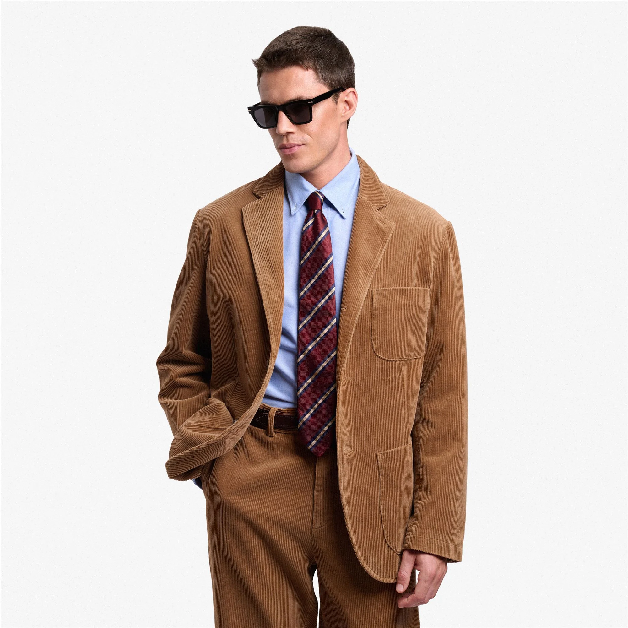 NEDDICK CORDUROY - Dresses - Blazer - Unisex - BROWN TOBACCO - Image 3