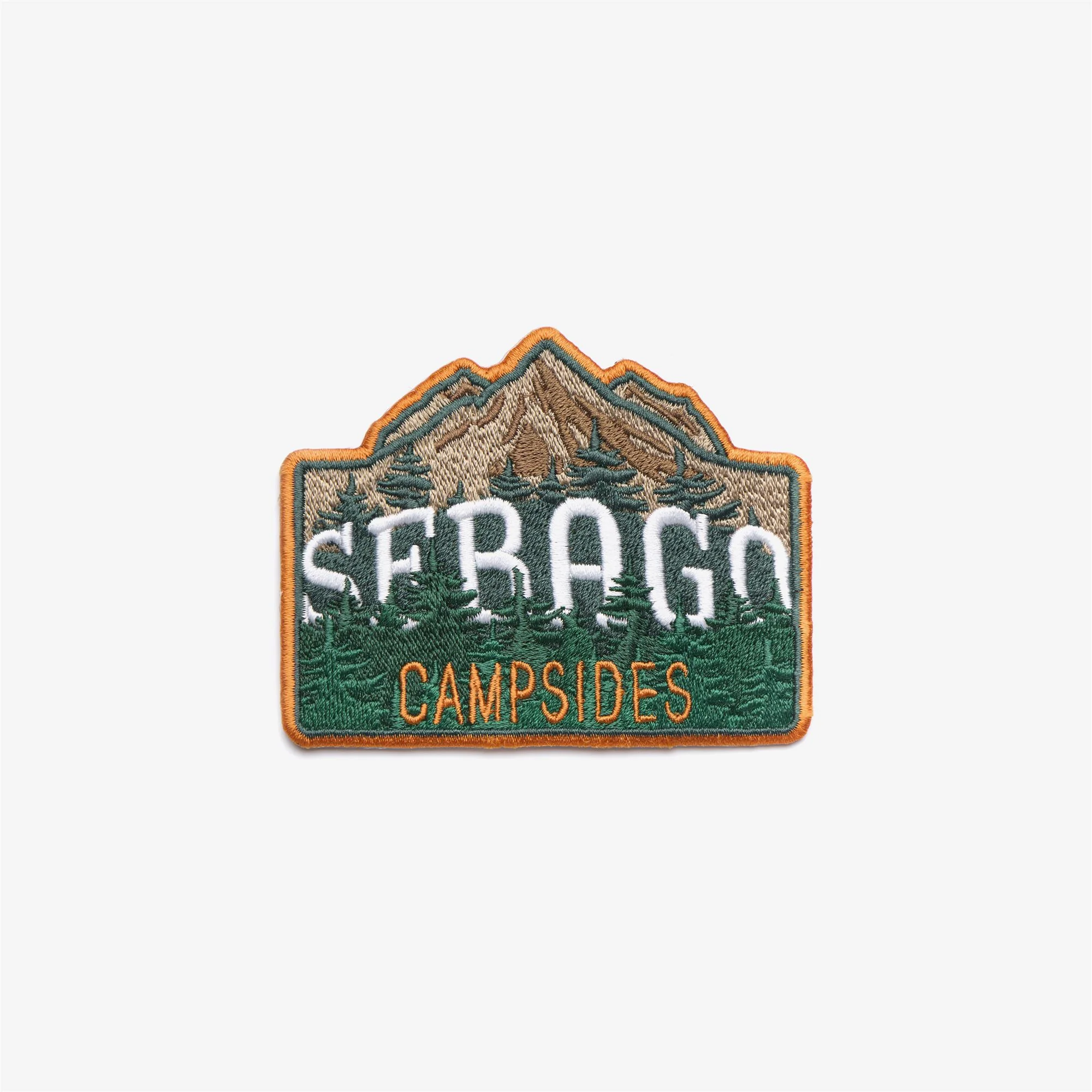 SEBAGO MONTAINS - EXTERNAL DECORATION - PATCH - Unisex - BEIGE-GREEN-ORANGE