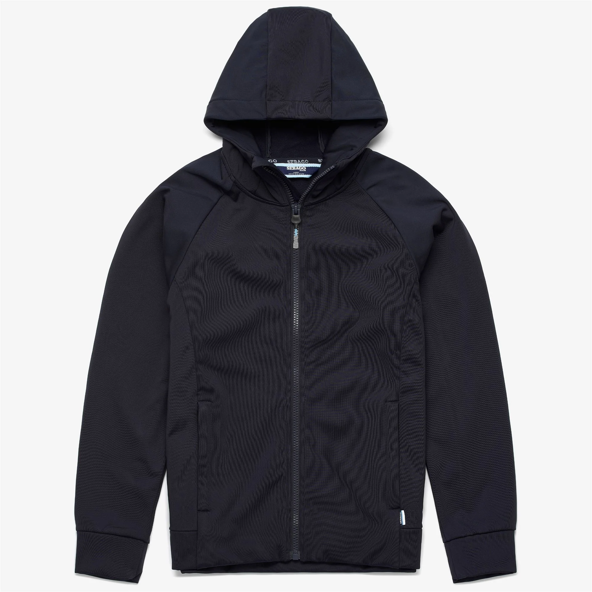 CREW FZ HOODIE - Fleece - Hoodie Full Zip - Unisex - BLUE MARINE