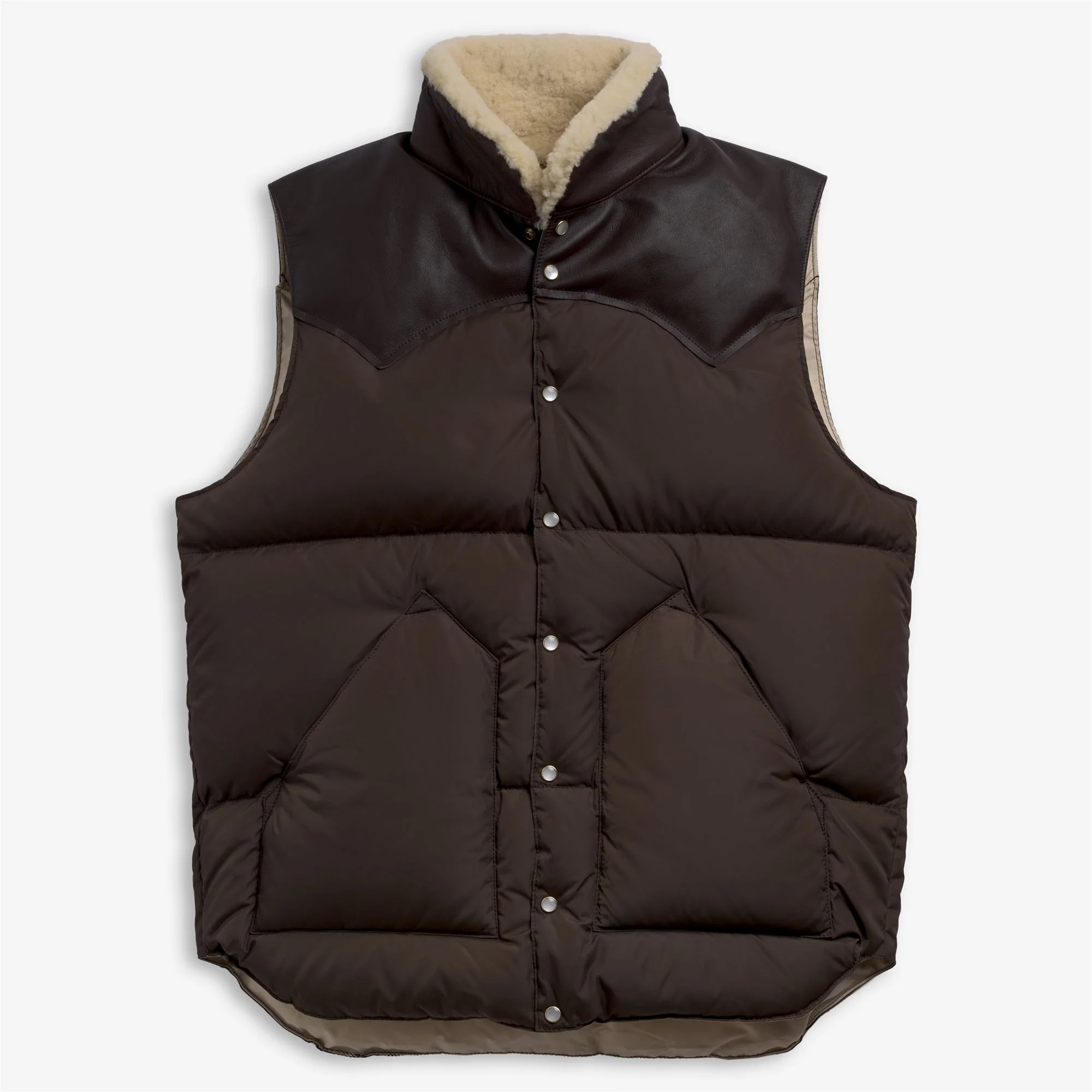 CHRISTY VEST - Jackets - Vest - Unisex - BROWN MOCHA-L.BEIGE