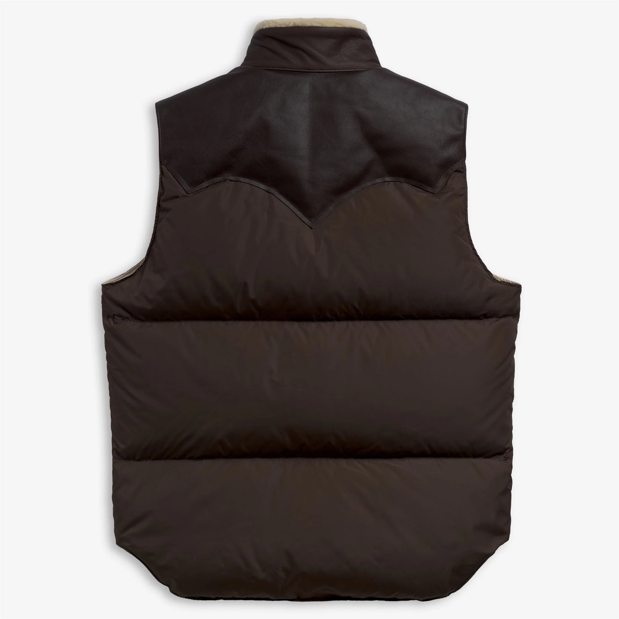 CHRISTY VEST - Jackets - Vest - Unisex - BROWN MOCHA-L.BEIGE - Image 2