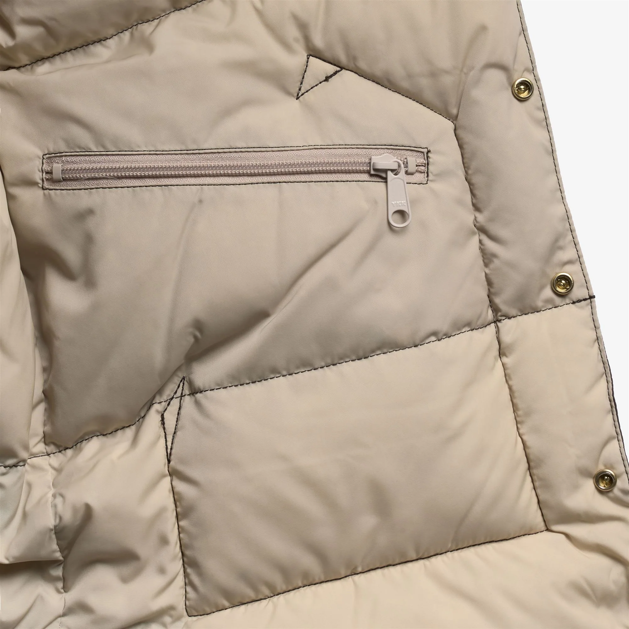 CHRISTY VEST - Jackets - Vest - Unisex - BROWN MOCHA-L.BEIGE - Image 3