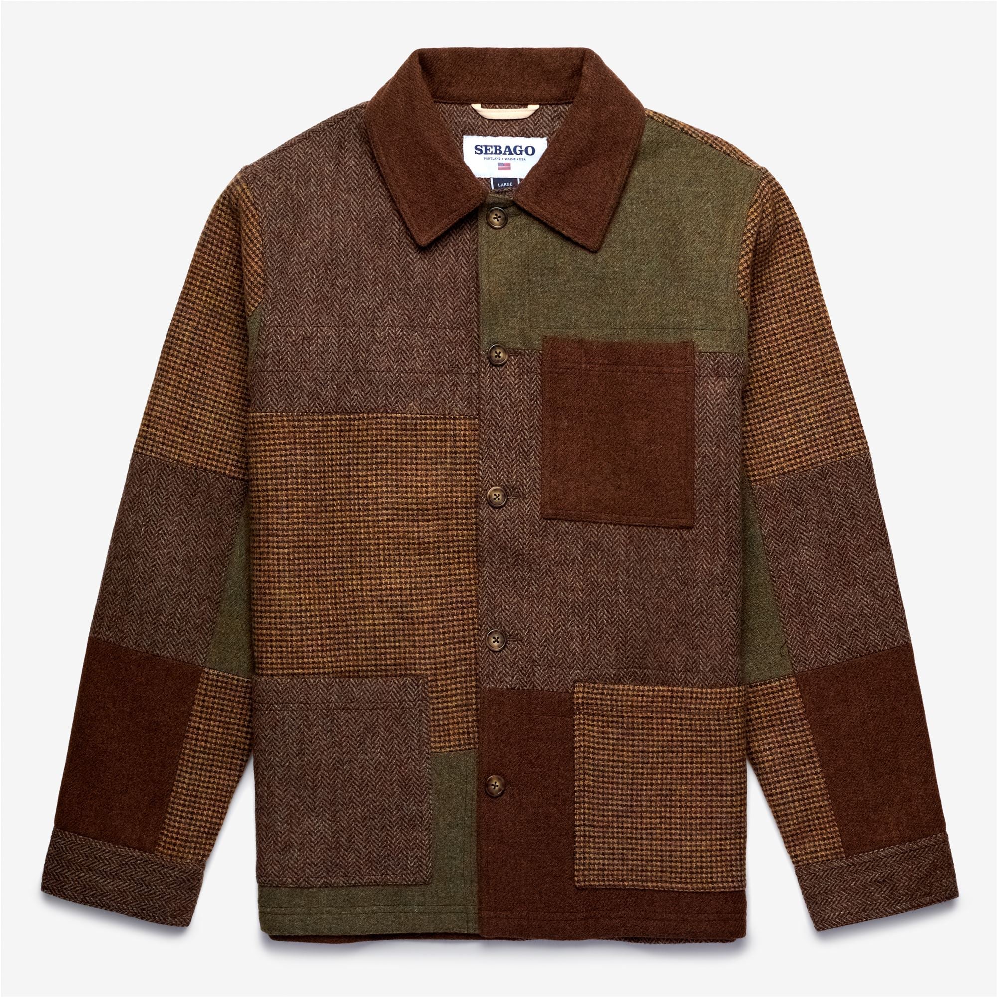 DORR PATCHWORK - Jackets - Jacket - Unisex - BROWN MULTICOLOR CHECK