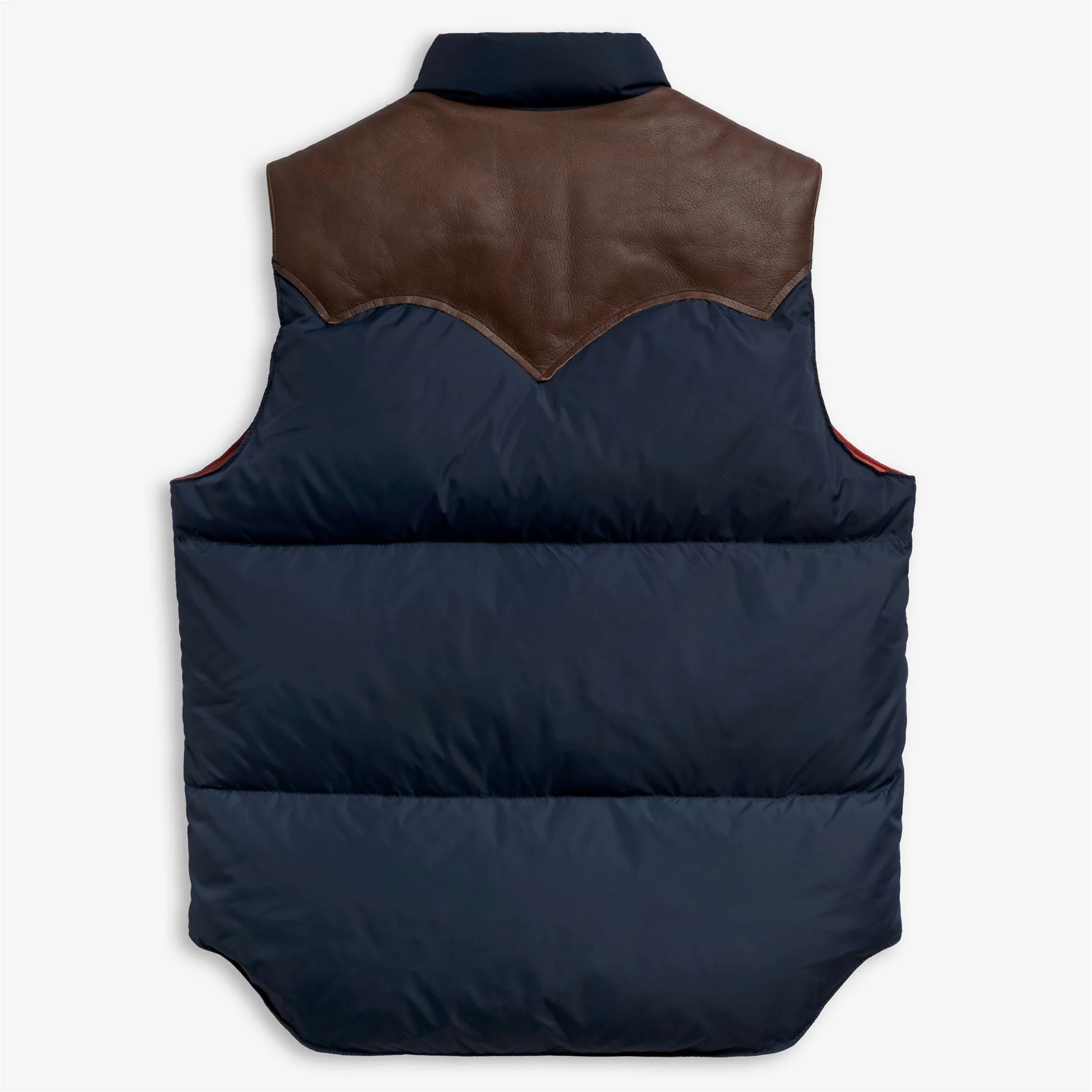 DOWN VEST - Jackets - Vest - Unisex - DK NAVY-ORANGE BRICK - Image 2