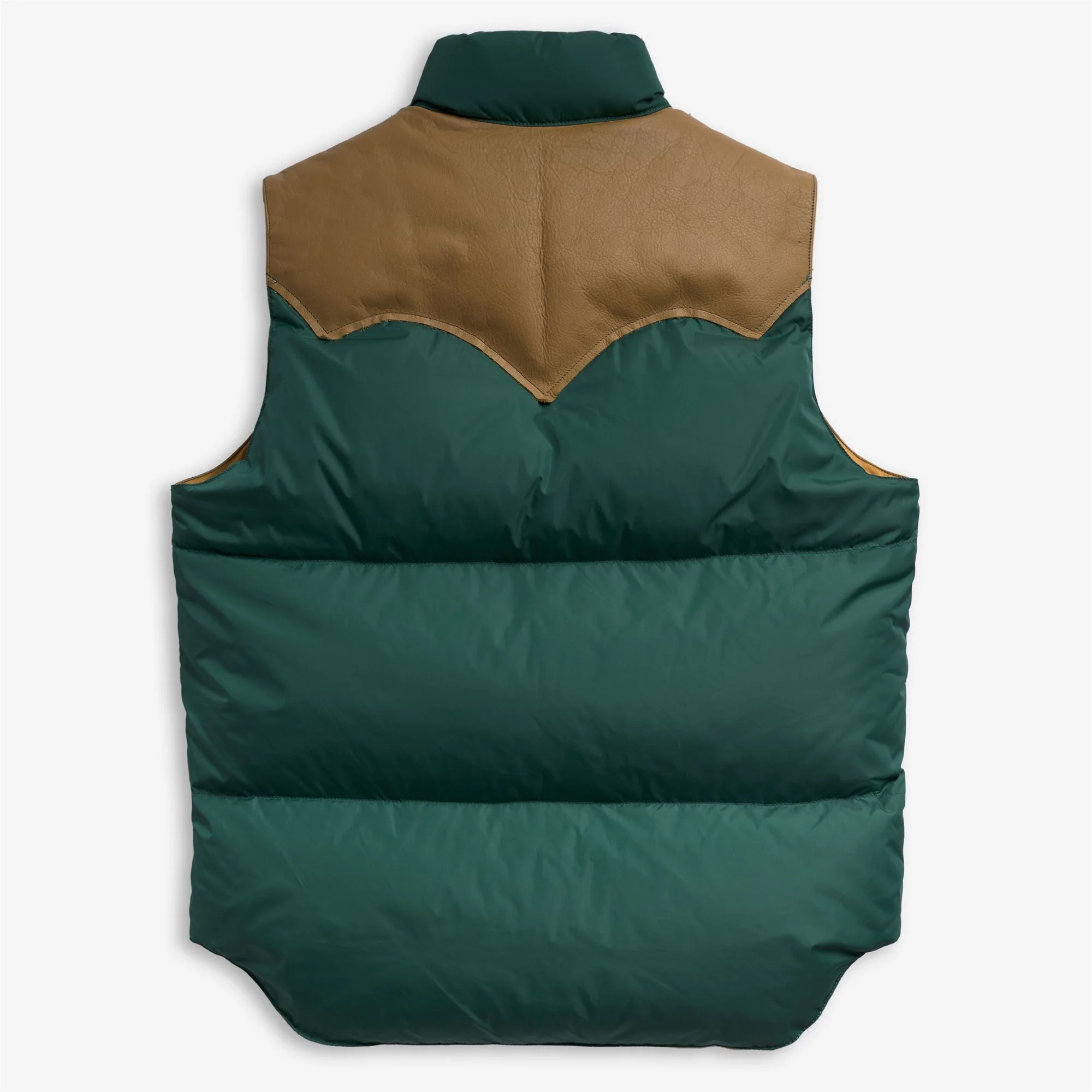 DOWN VEST - Jackets - Vest - Unisex - PINE GREEN- MASTARD YELLOW - Image 2