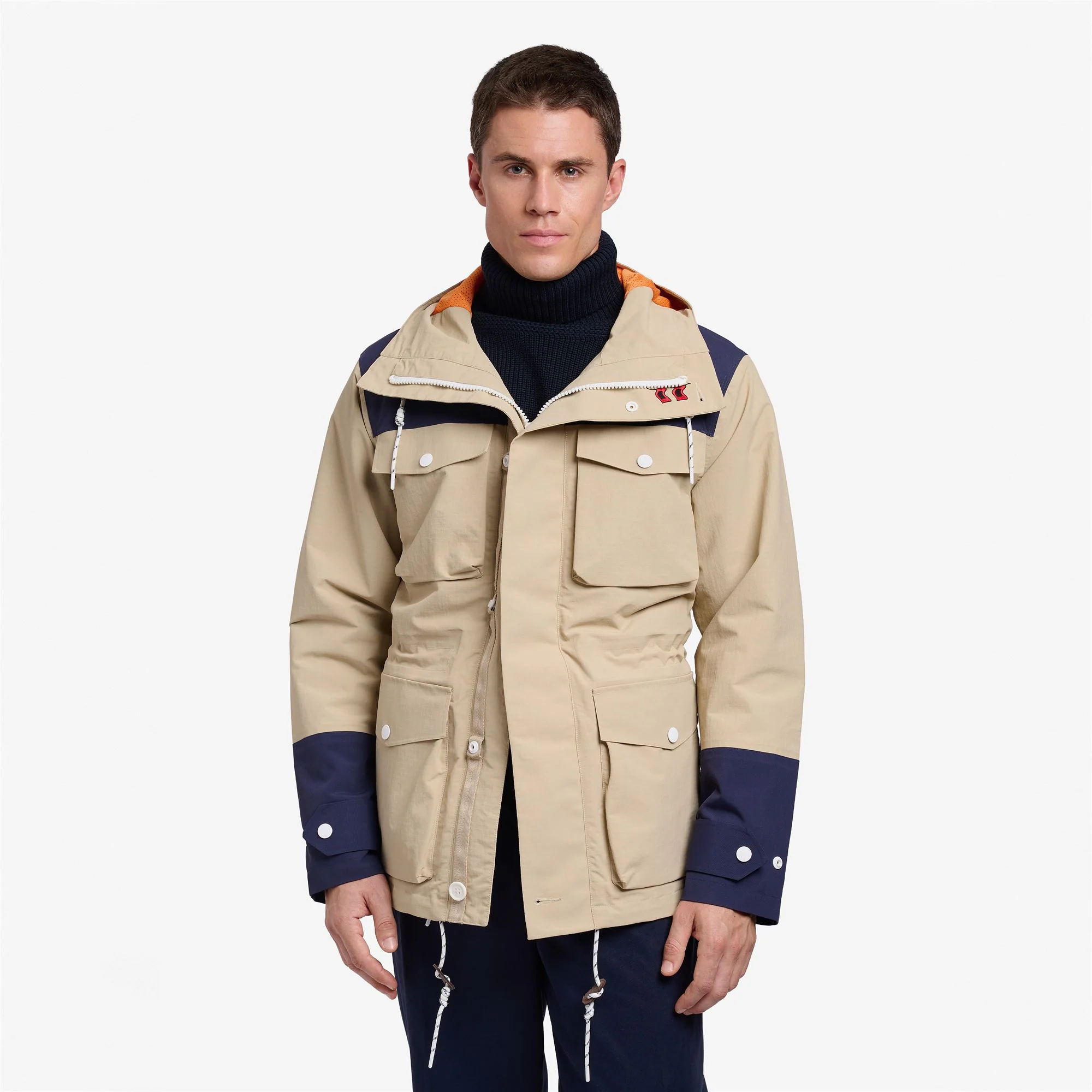 HURRICANE DIAZ - Jackets - Jacket - Unisex - BEIGE-NAVY-ORANGE - Image 5