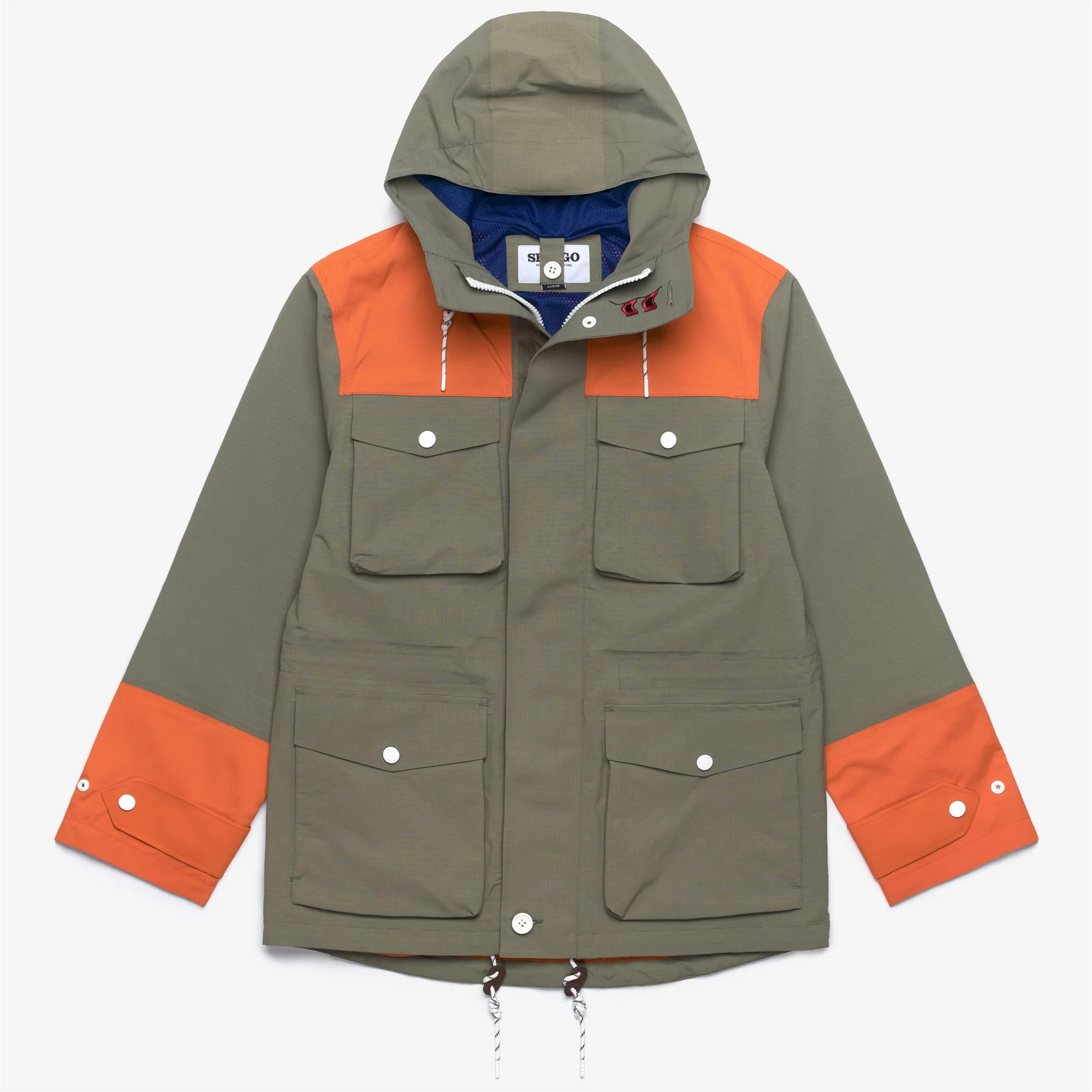 HURRICANE DIAZ - Jackets - Jacket - Unisex - GREEN-ORANGE-BLUE