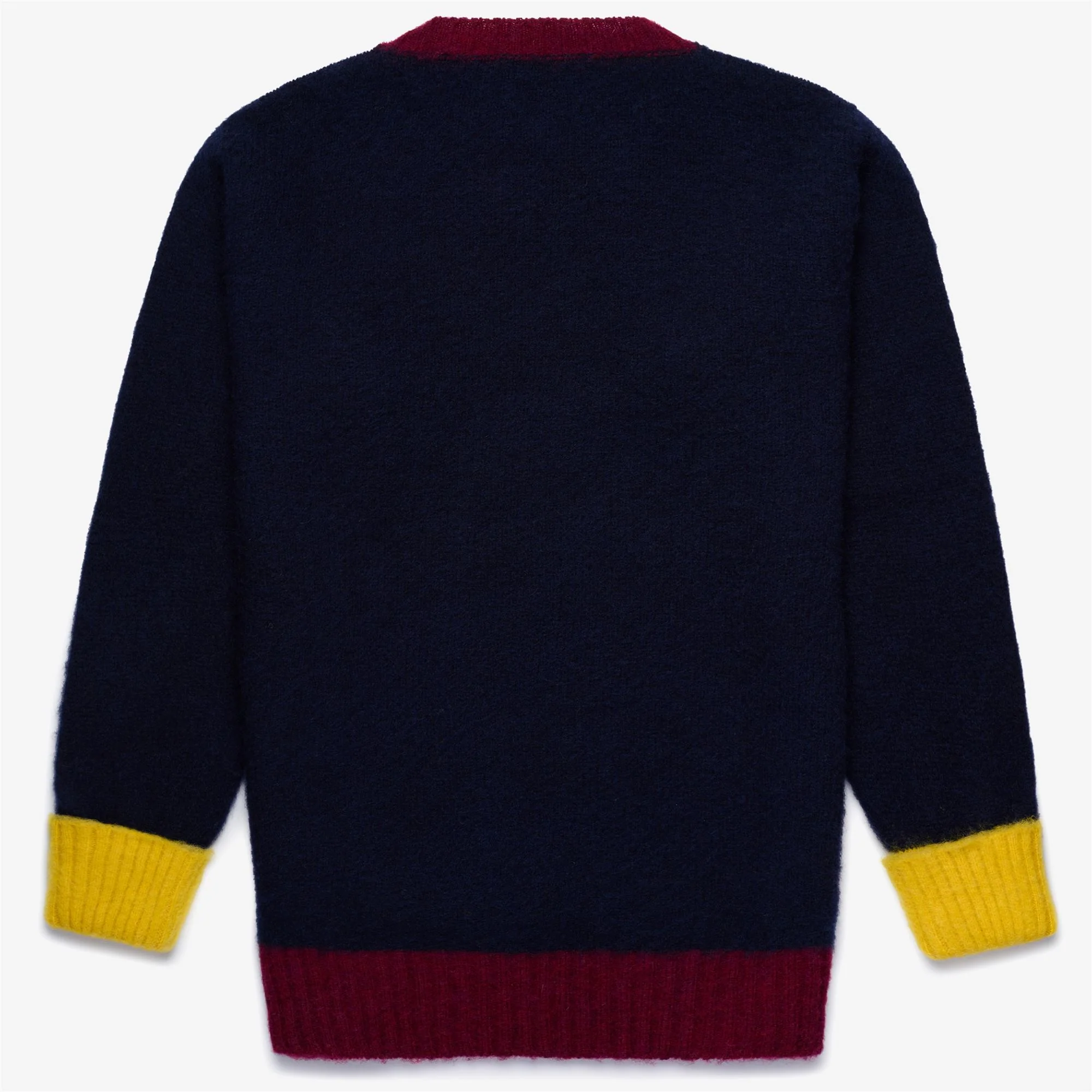 SHAGGYDOG STRIPE SWEATER - KNITWEAR - Jumper - Unisex - BLUE-BORDEAUX-YELLOW - Image 2