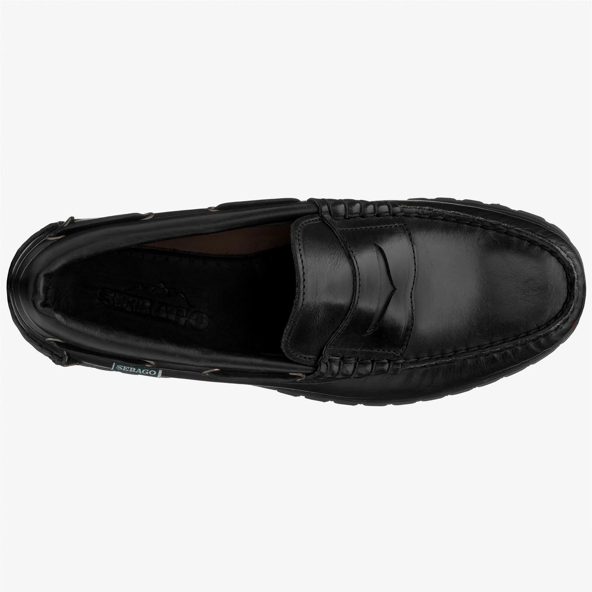 ACADIA MOCCASIN - Docksides - Moccasin - Man - TOTAL BLACK - Image 4