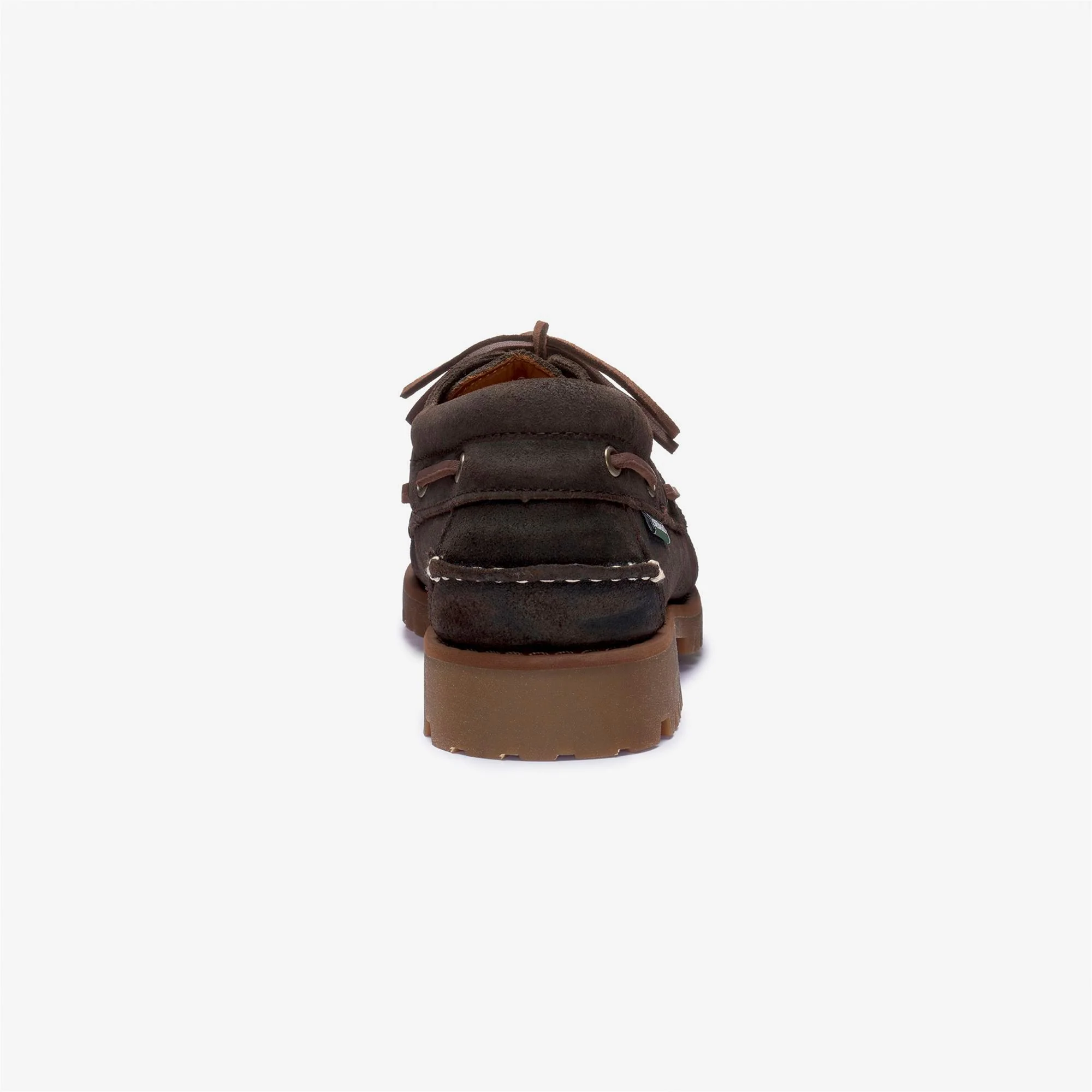 ACADIA SUEDE WAXED - Docksides - Moccasin - Man - DK BROWN - Image 5
