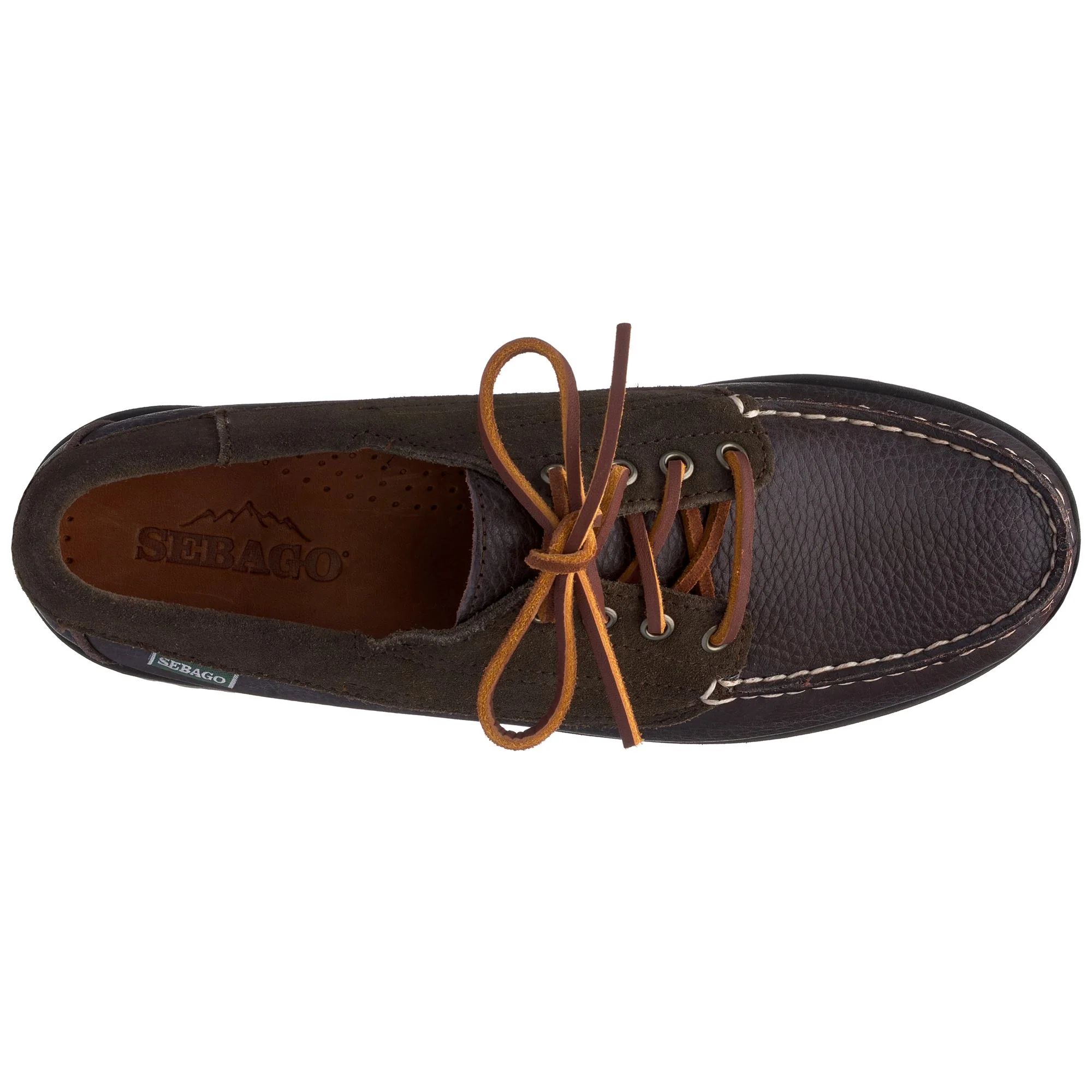 ASKOOK LUG SUEDE TUMB - Docksides - Moccasin - Man - DK BROWN-BROWN BRUNETTE - Image 4