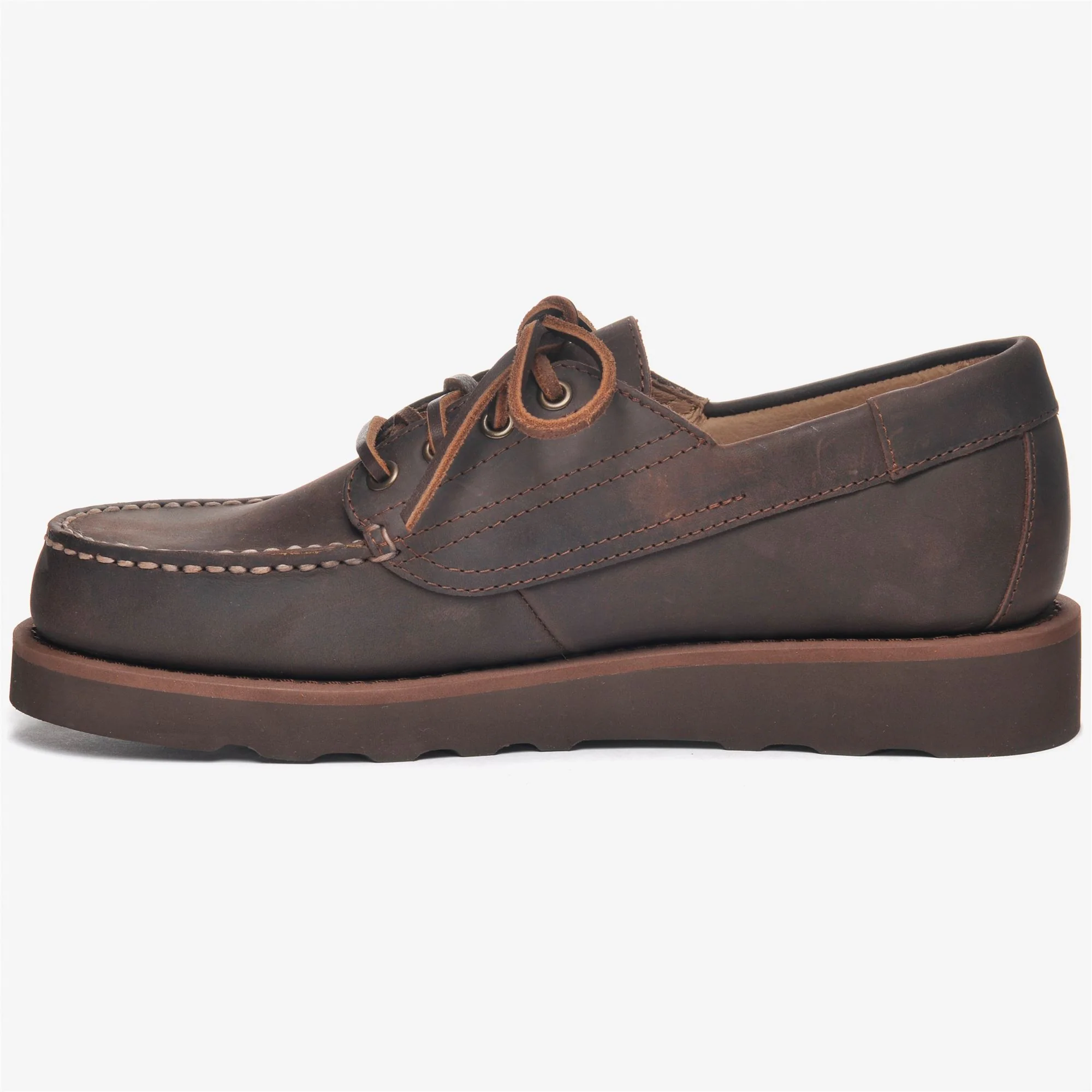 ASKOOKFIELD CRAZY HORSE - Docksides - Moccasin - Man - TOTAL DK BROWN - Image 3