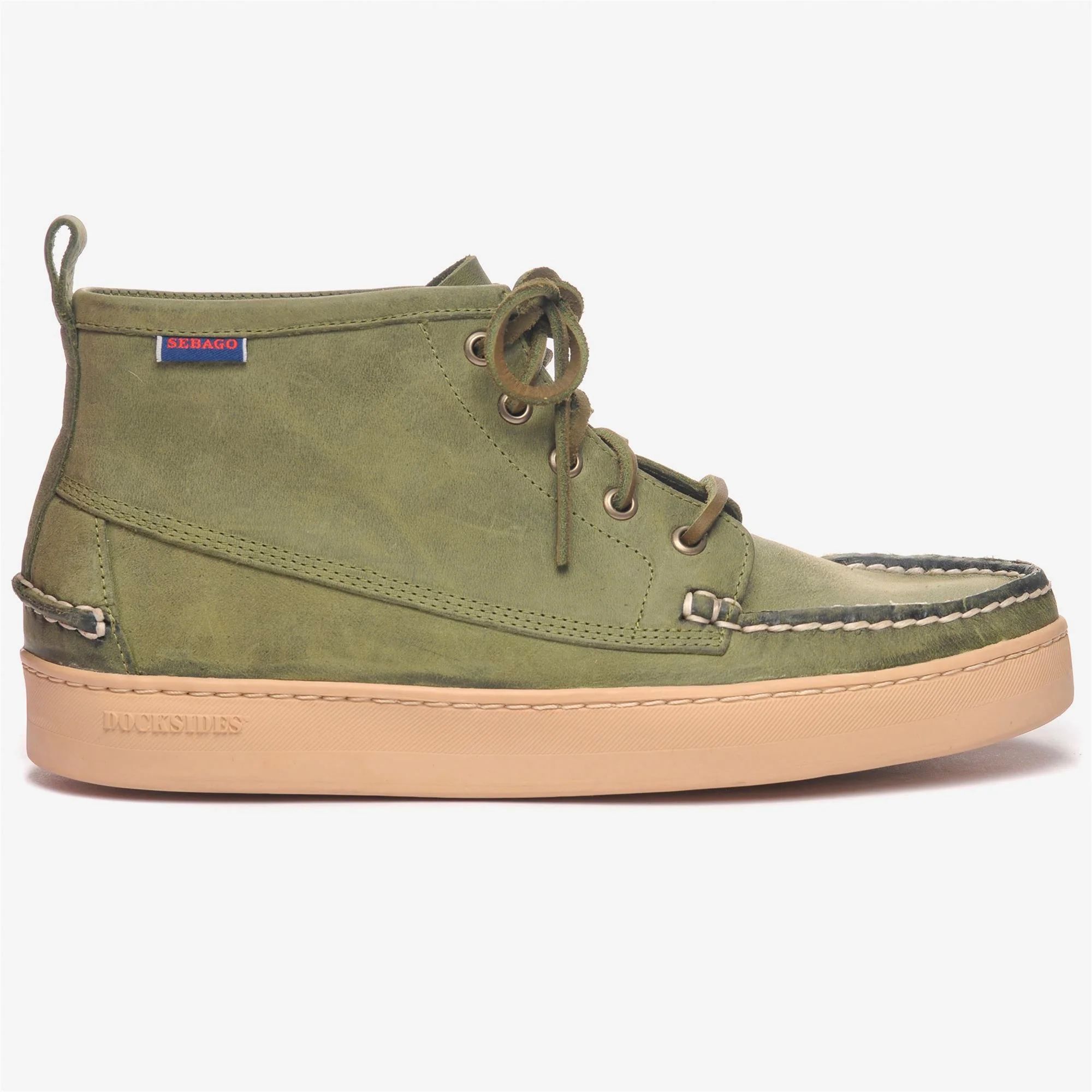BRIG CH - Moc - Mid Cut - Man - GREEN MILITARY-MOCHA