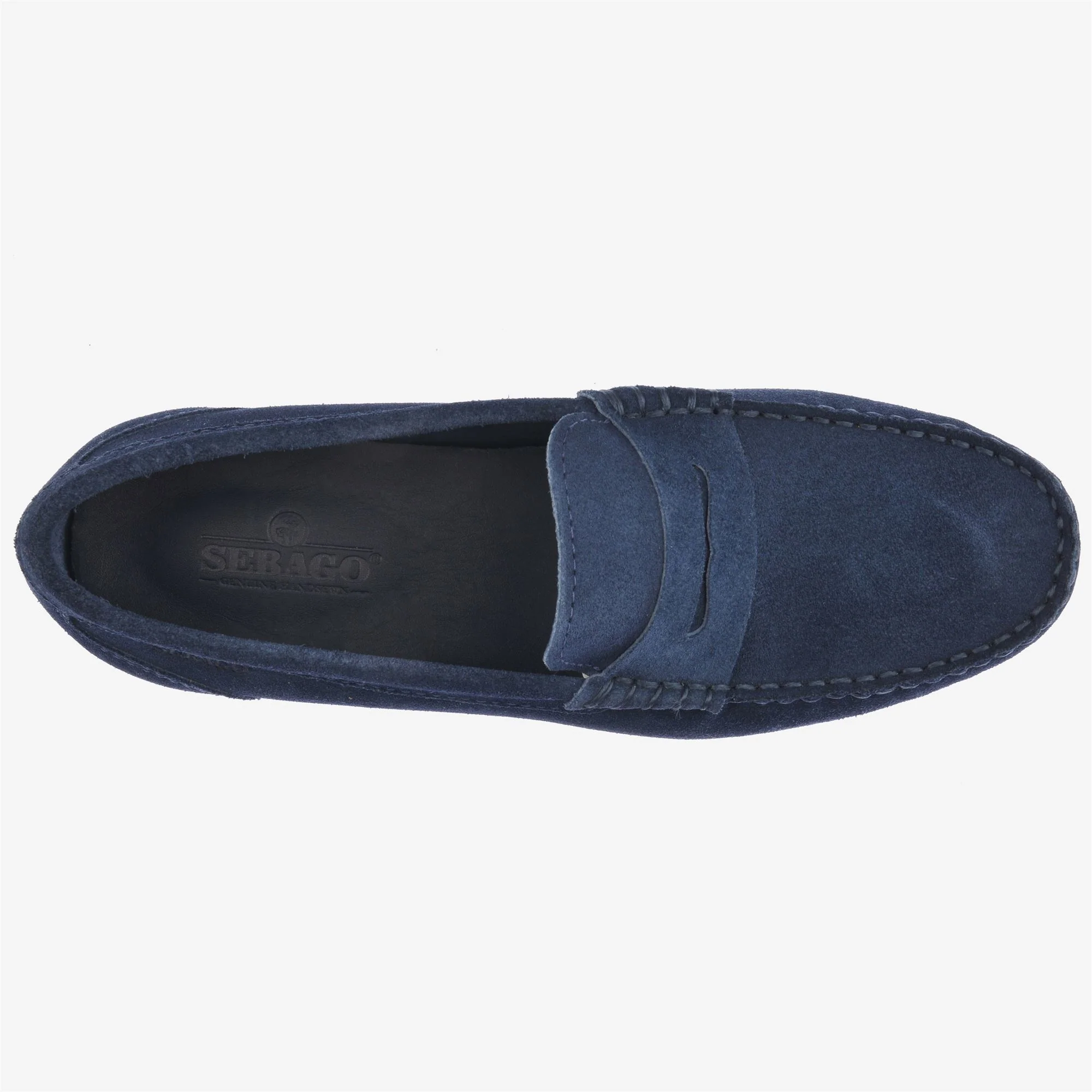 BYRON SUEDE - Moc - Moccasin - Man - BLUE POWDER - Image 4